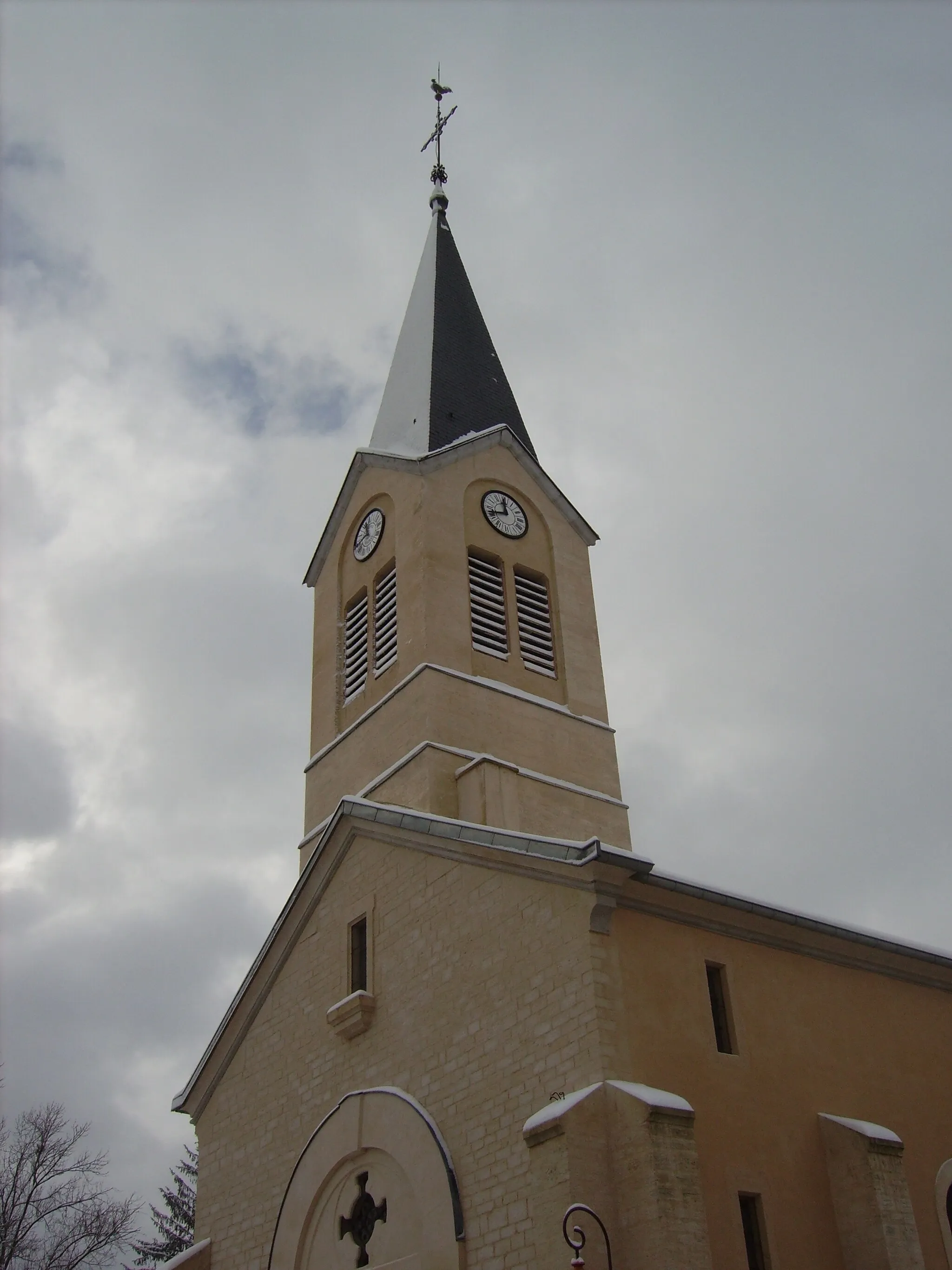 Photo showing: Clocher de l'église de Velars-sur-Ouche (Côte d'Or - France)