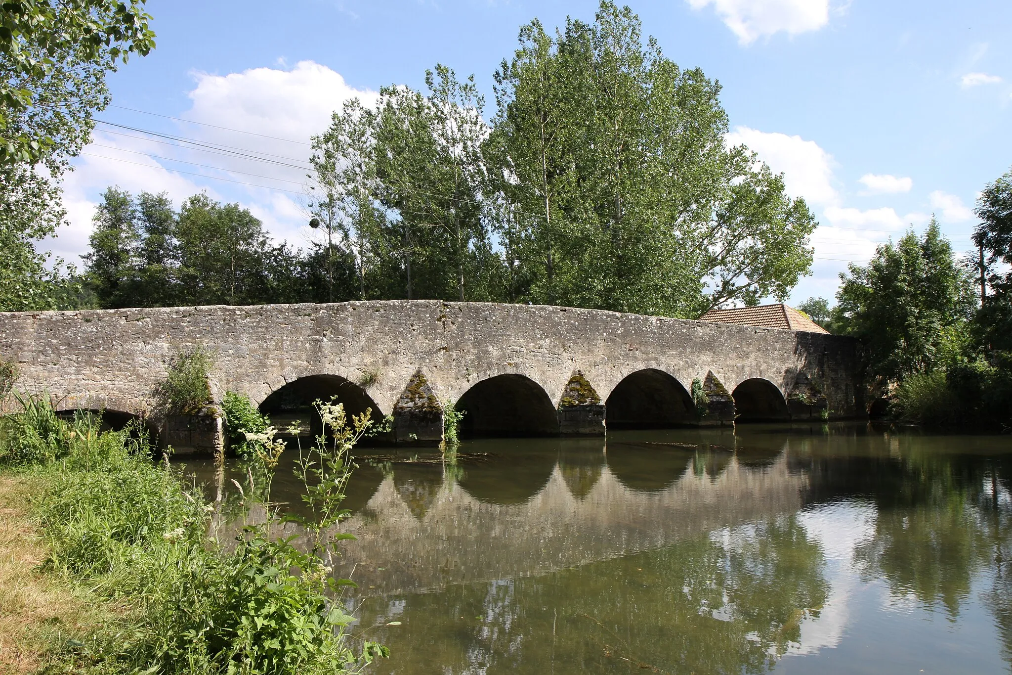 Photo showing: .Vue de la commune de Sainte Marie sur Ouche.