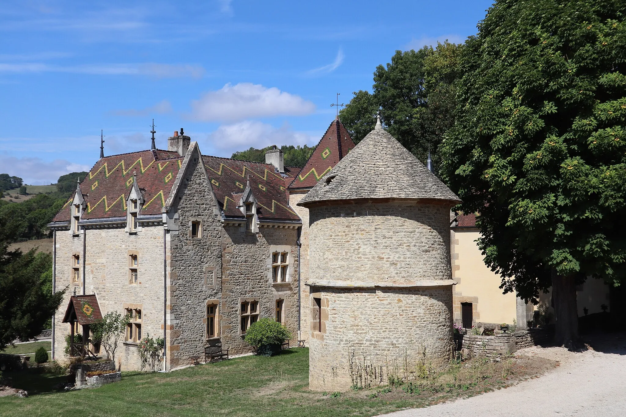 Photo showing: Extérieur du prieuré de Baulme-la-Roche (21).