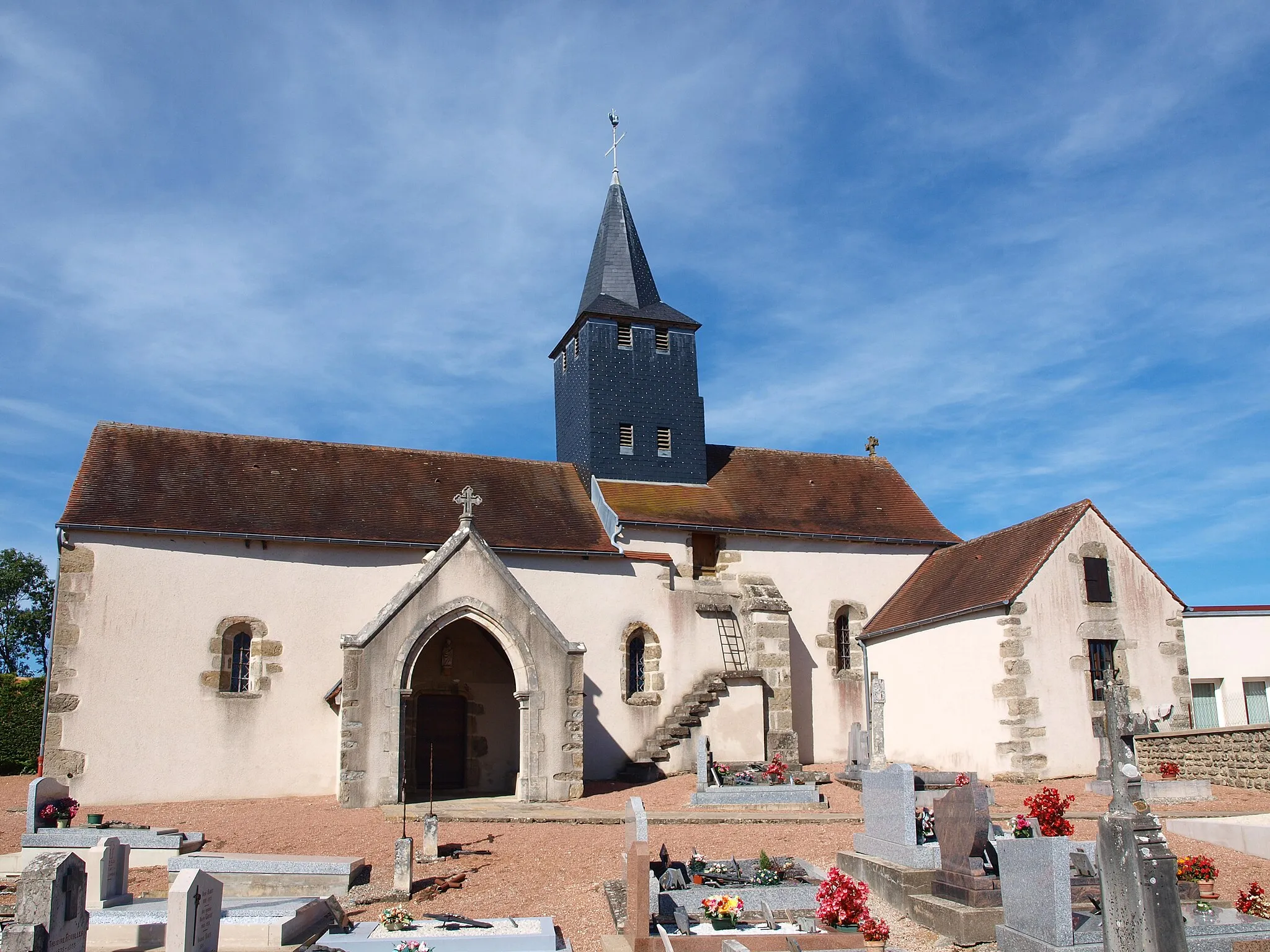 Photo showing: Musigny (Côte-d'Or, France) ; église.