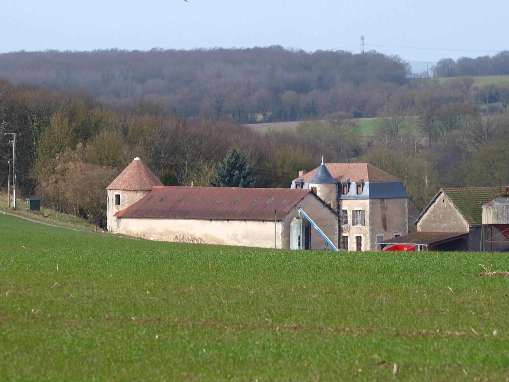 Photo showing: Faverelles (Loiret, France) ; Château et ferme de Foiseau