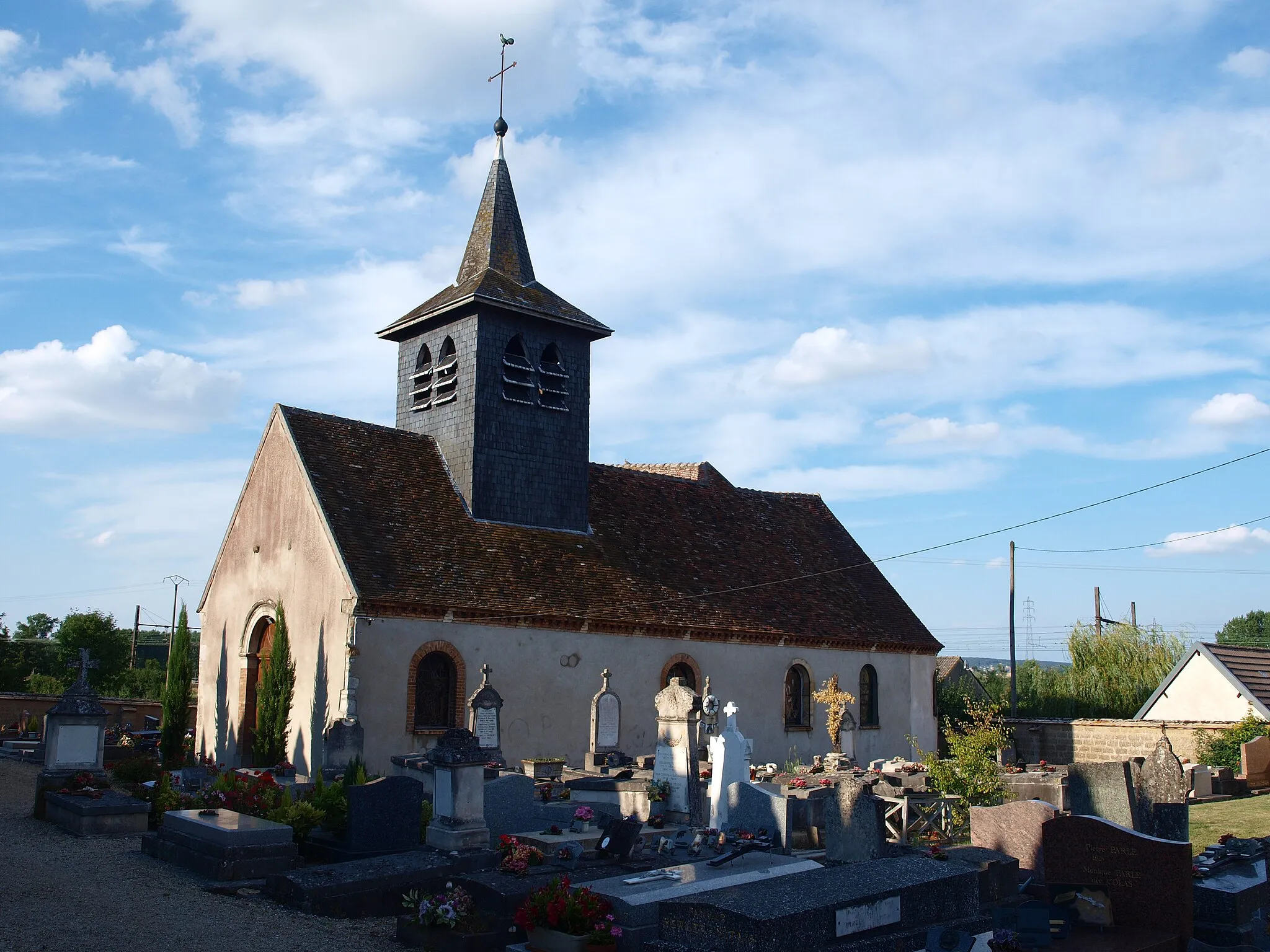 Photo showing: Courtois-sur-Yonne (Yonne, France) ; église