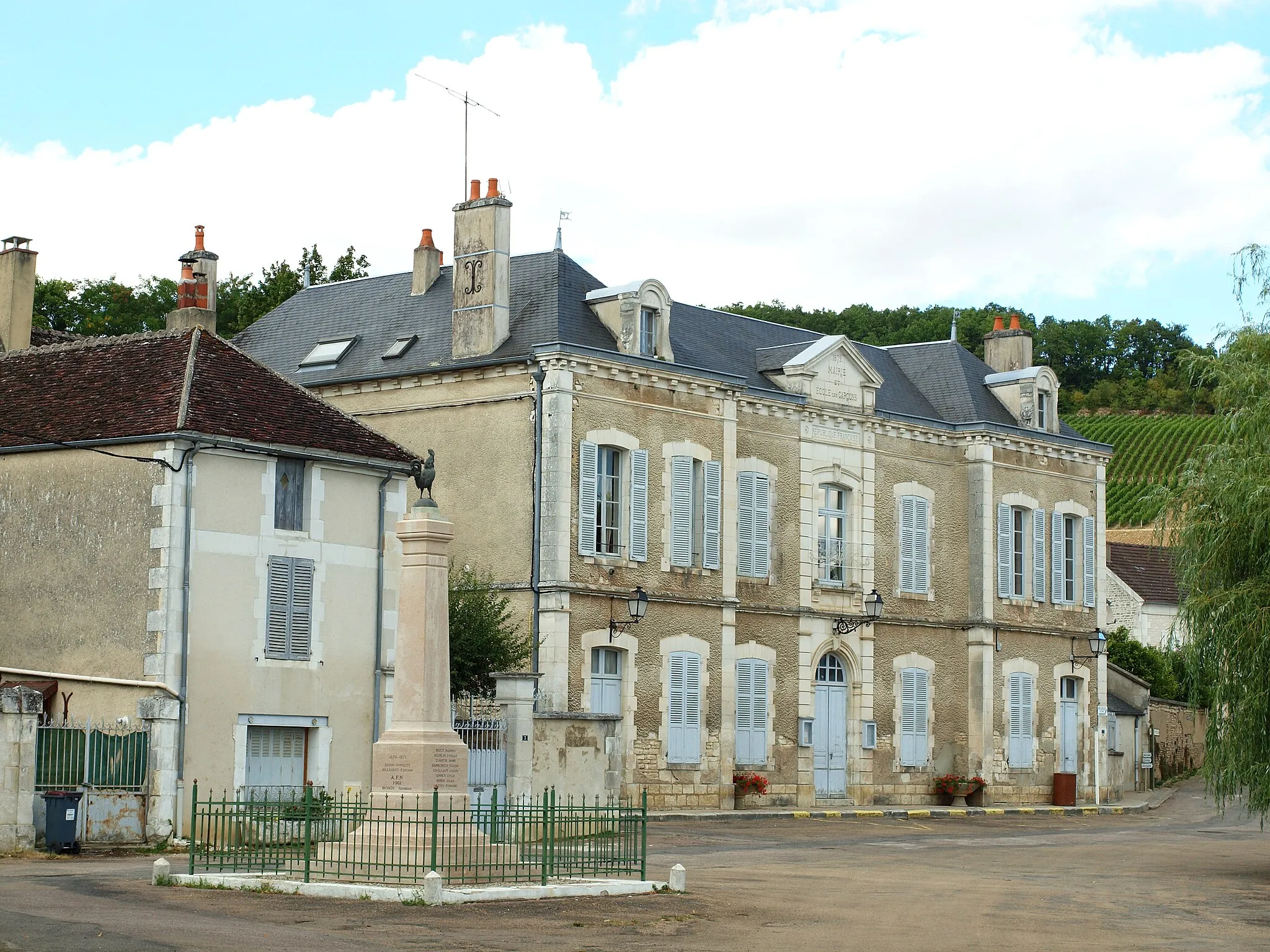 Photo showing: Mairie de Migé (Yonne, France)