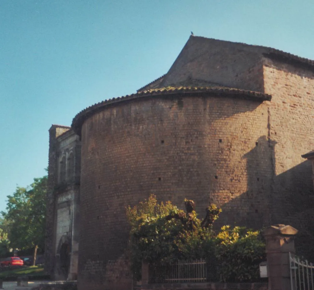 Photo showing: Abside de l'église Saint-André d'Autun