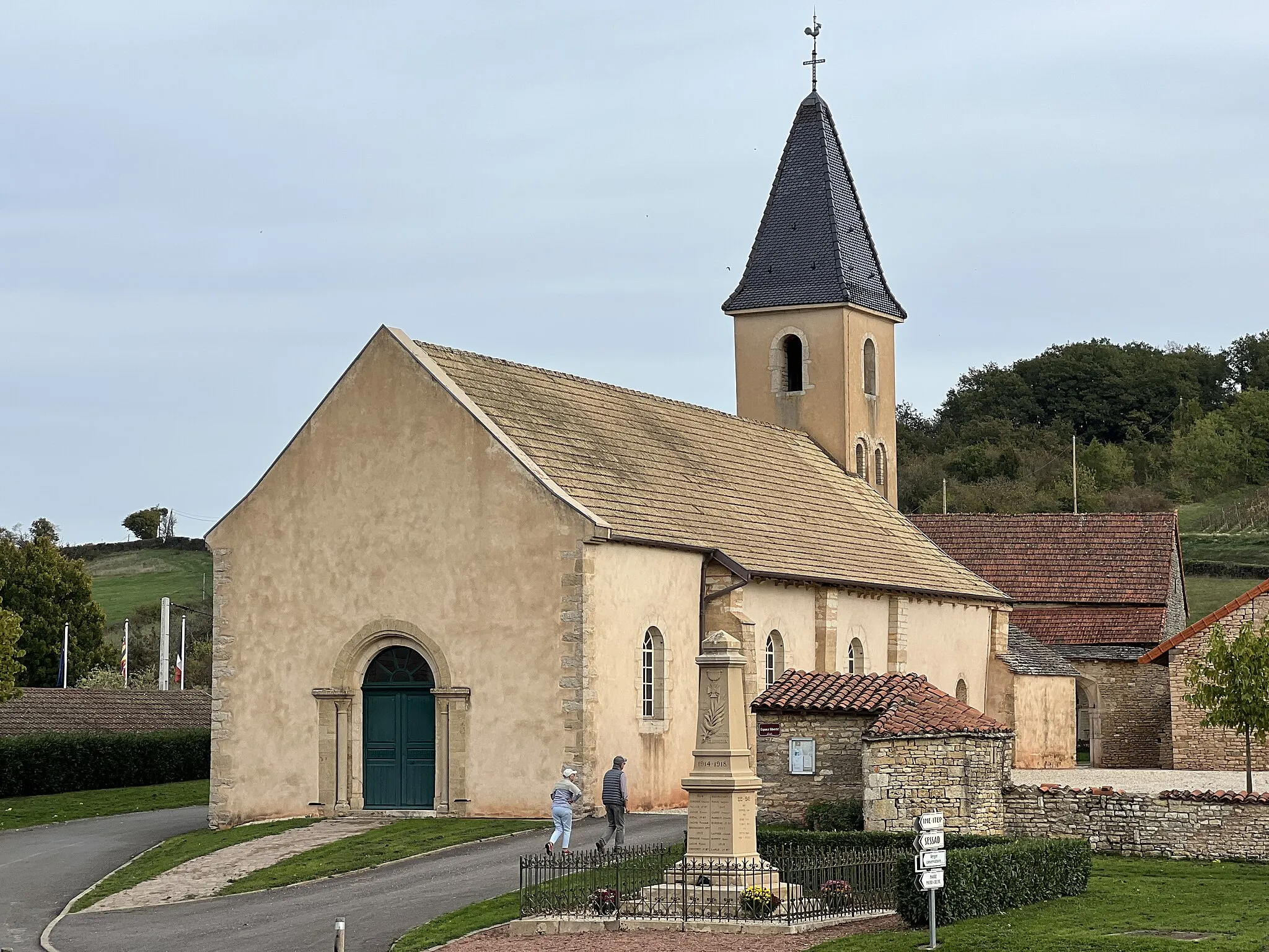 Photo showing: Église Saint-Pierre, Cruzille.
