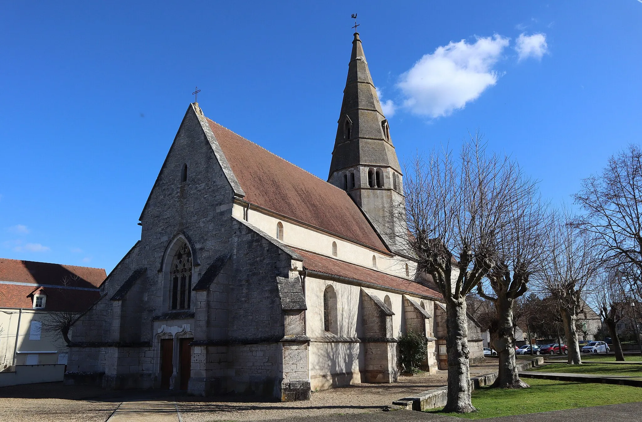 Photo showing: Extérieur de l'église Saint-Martial-de-Limoges à Demigny (71).