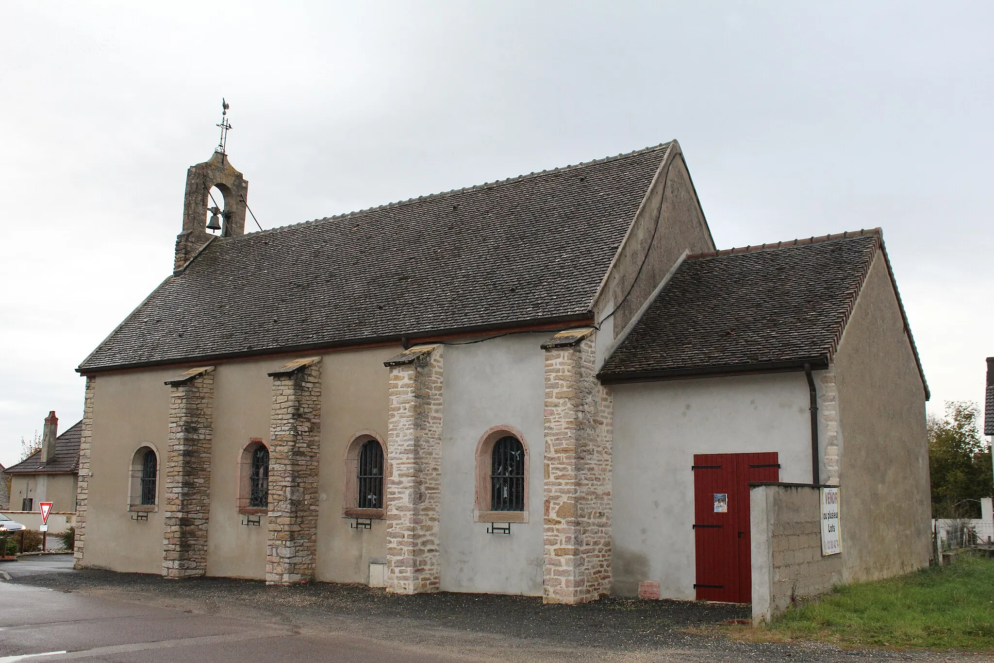 Photo showing: Église Saint-Marcel d'Épervans.
