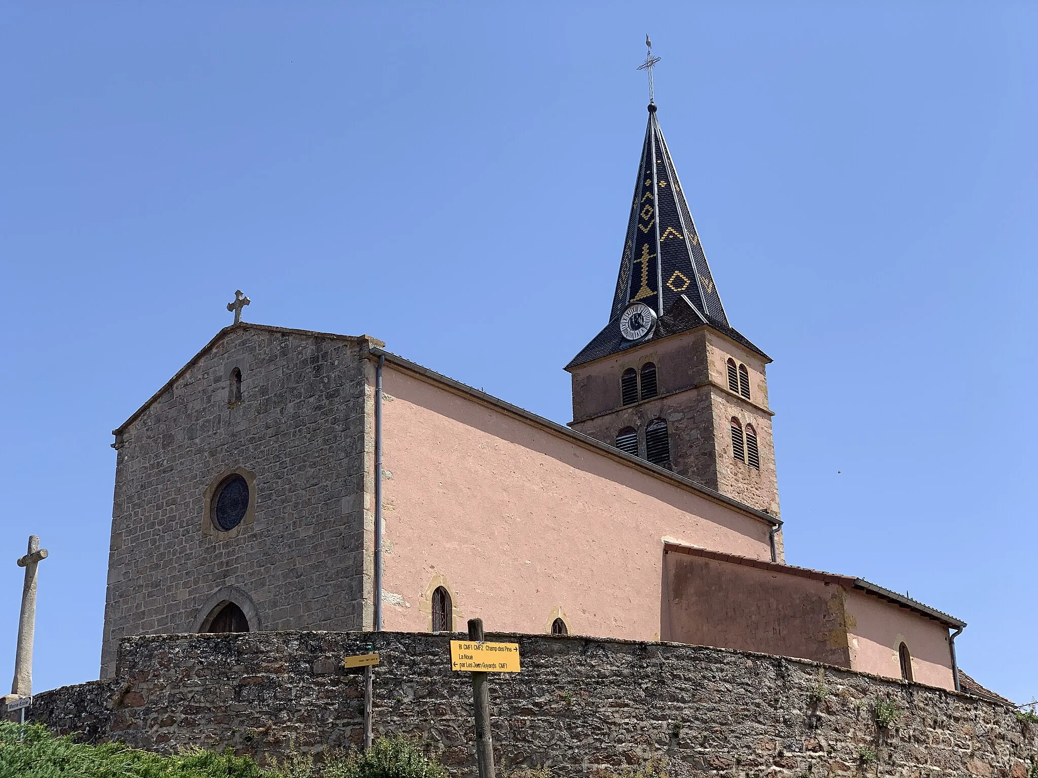 Photo showing: Église Saint-Vincent de La Chapelle-du-Mont-de-France.