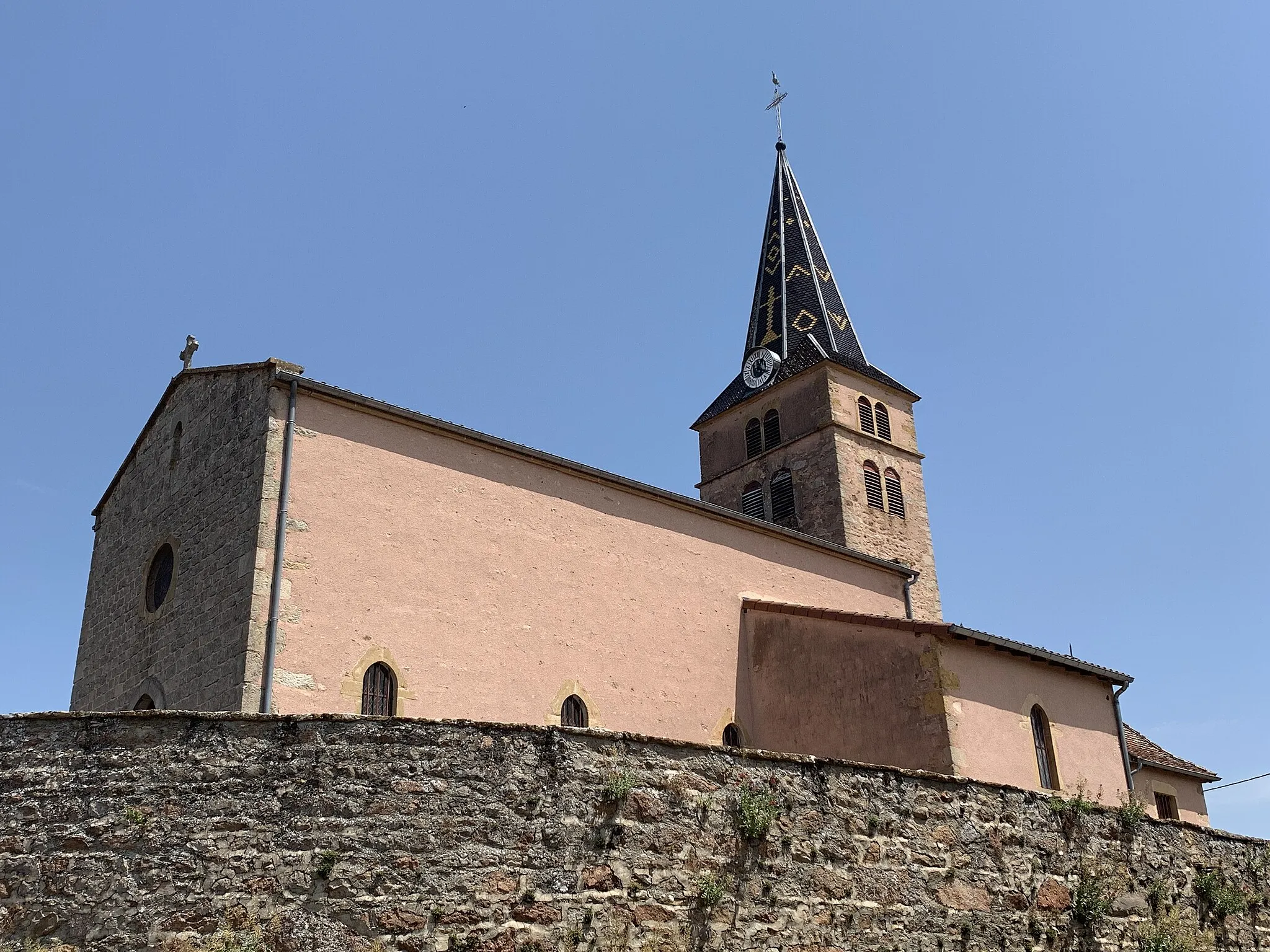 Photo showing: Église Saint-Vincent de La Chapelle-du-Mont-de-France.