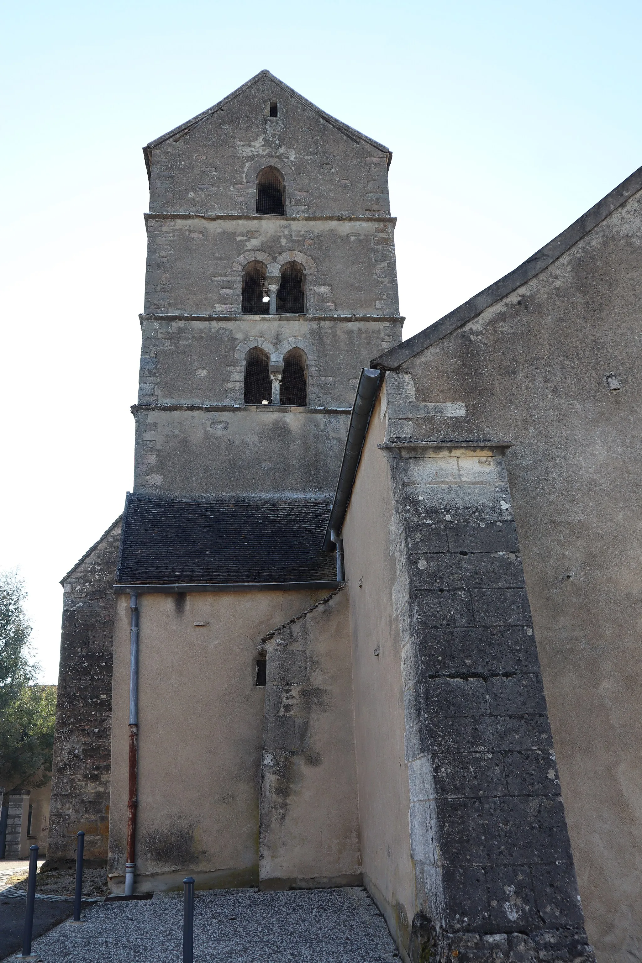 Photo showing: Extérieur de l'église Notre-Dame de l'Assomption à Mercurey (71).