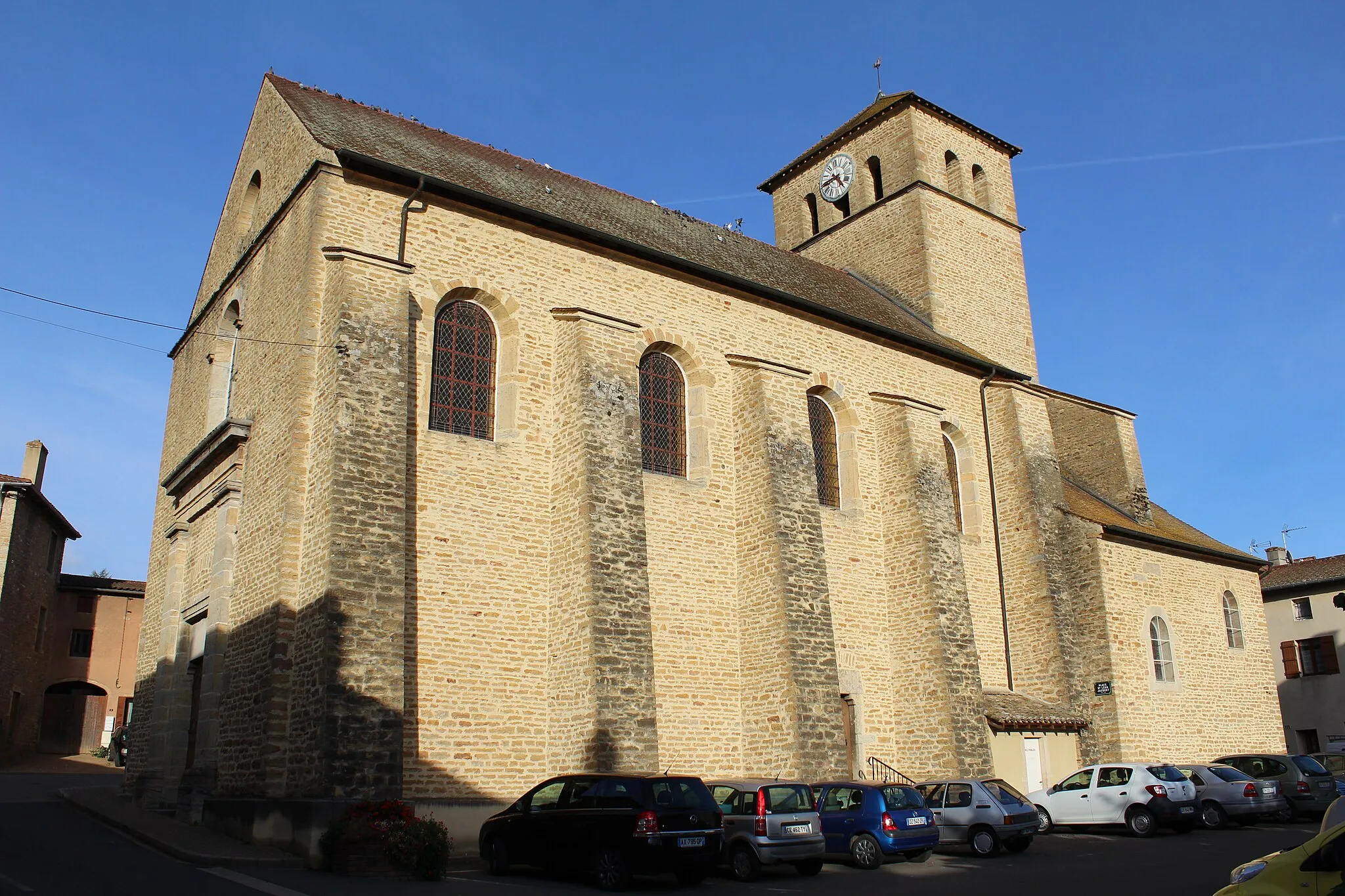 Photo showing: Église Saint-Martin de Pierreclos.