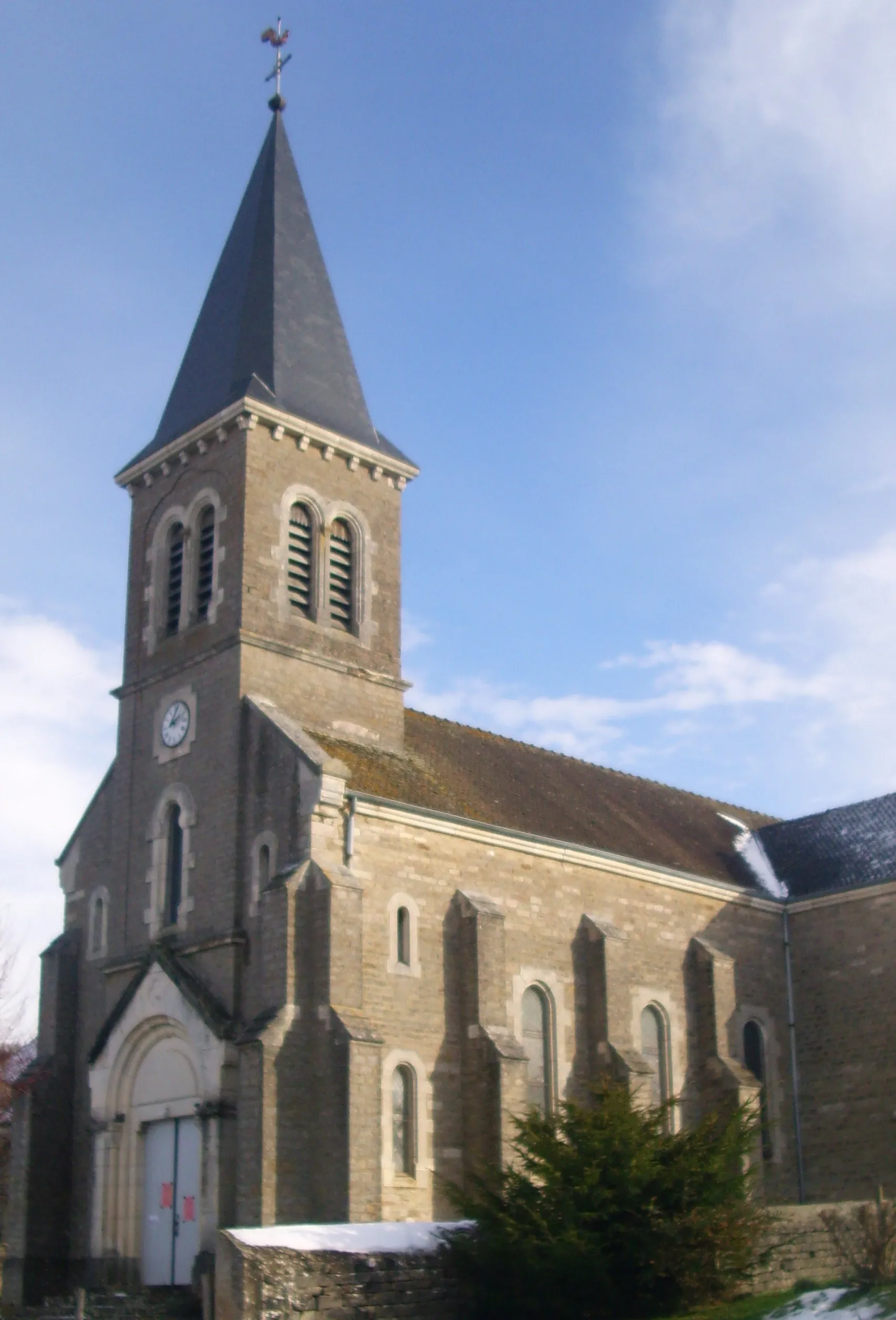 Photo showing: Eglise de Saint-Denis-de-Vaux (71)