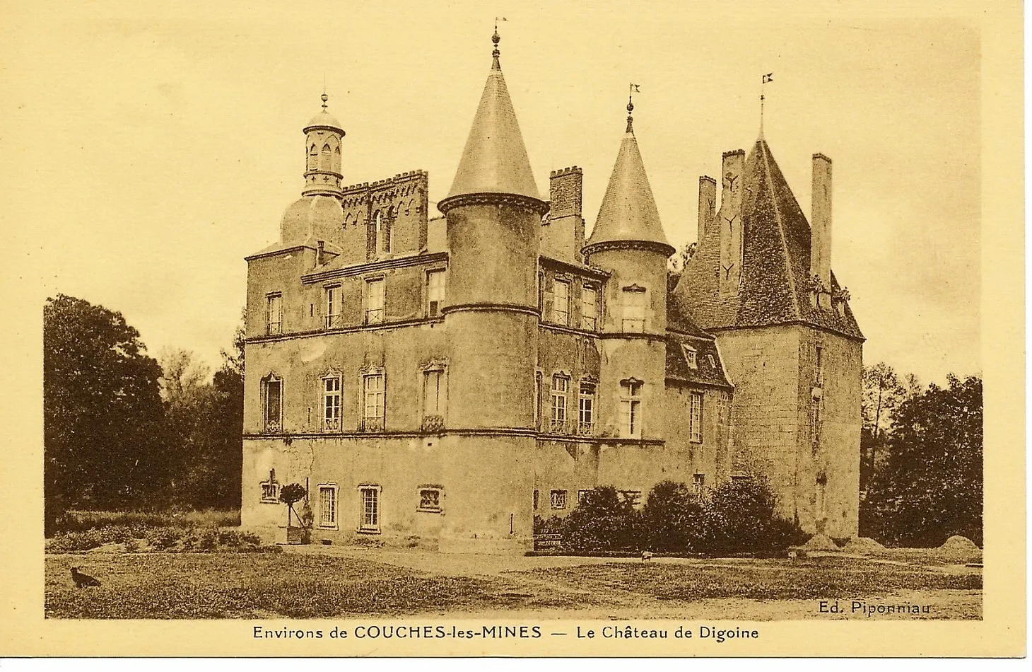 Photo showing: Château de Digoine de Saint-Martin-de-Commune Saône-et-Loire