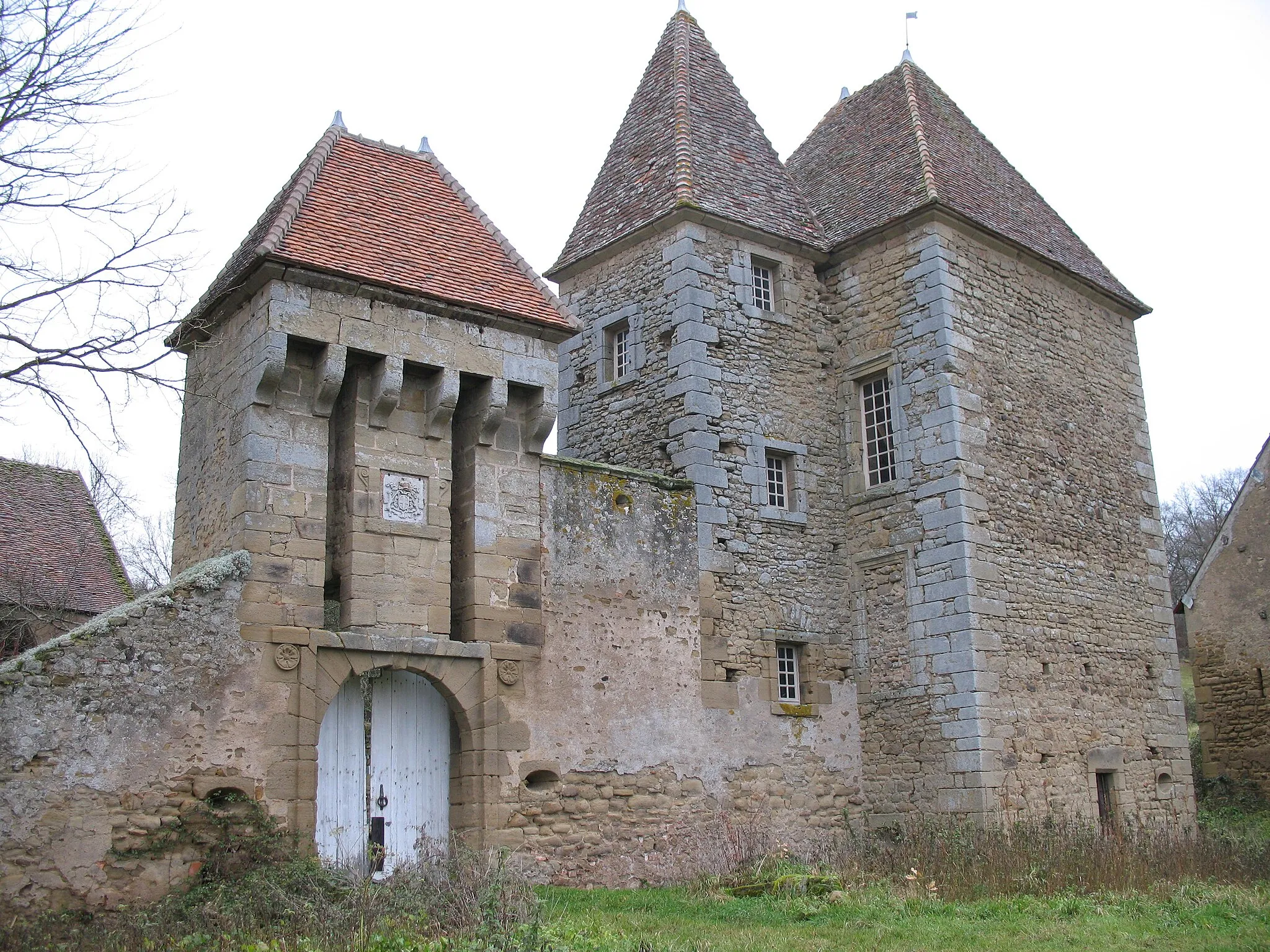 Photo showing: Le château de Champsigny à Saint-Léger-du-Bois (Saône-et-Loire)