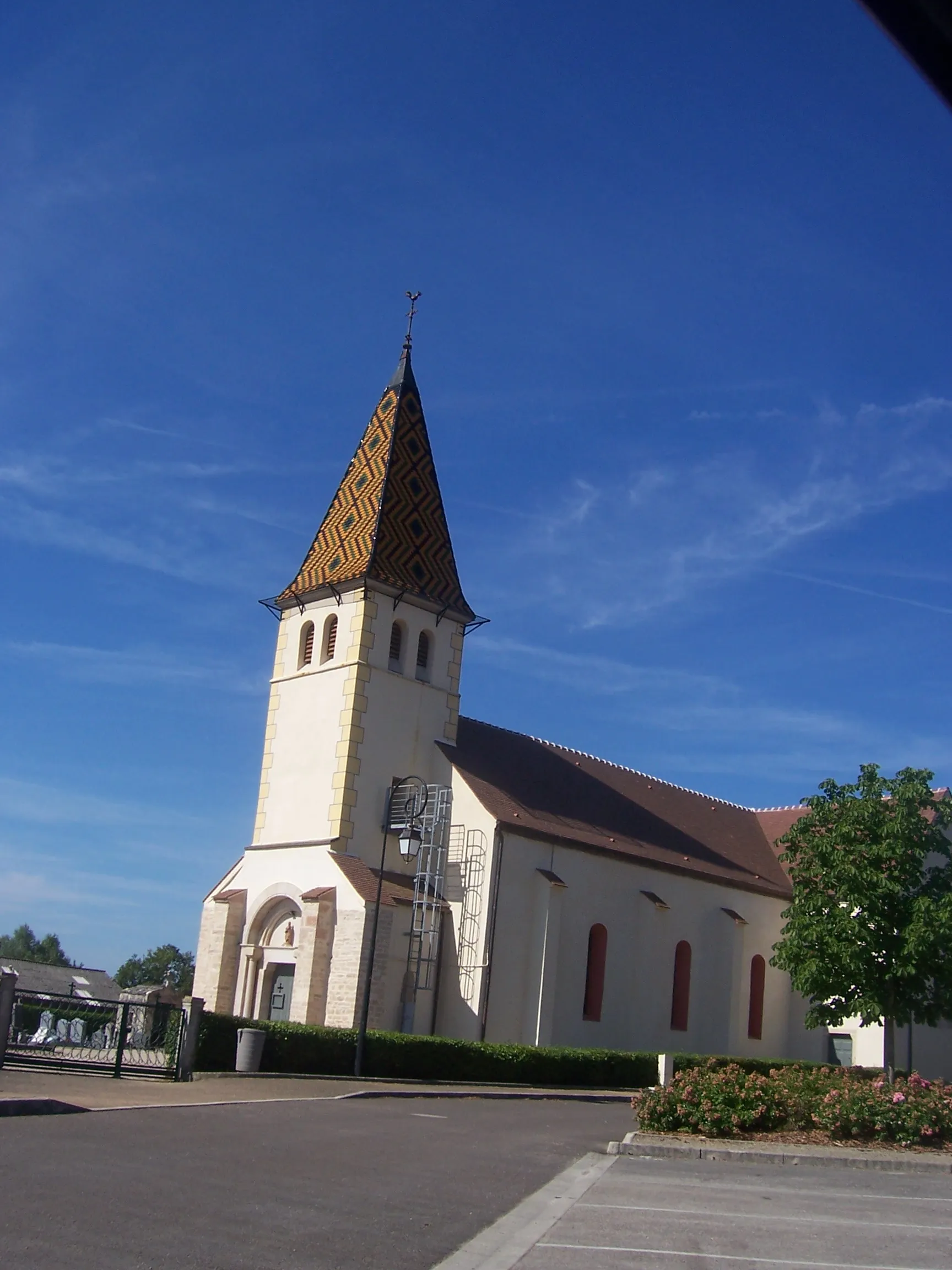 Photo showing: Eglise de Saint-Vincent-en-Bresse