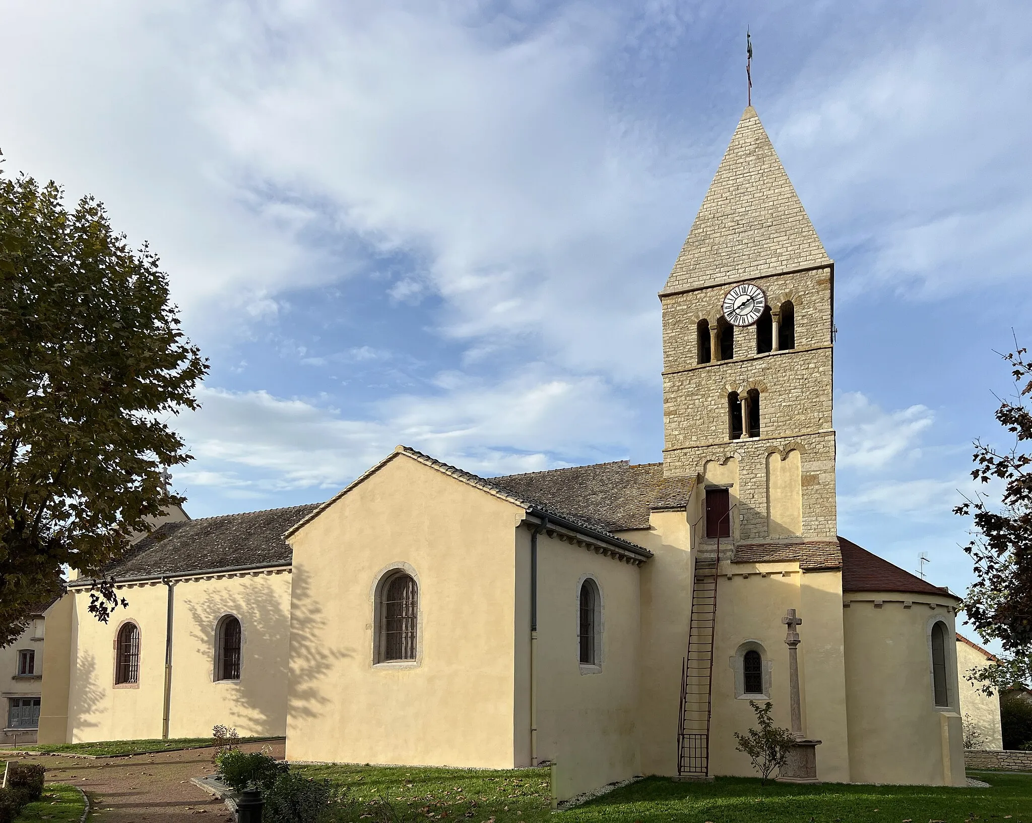 Photo showing: Église Saint-Jean Baptiste, Simandre.