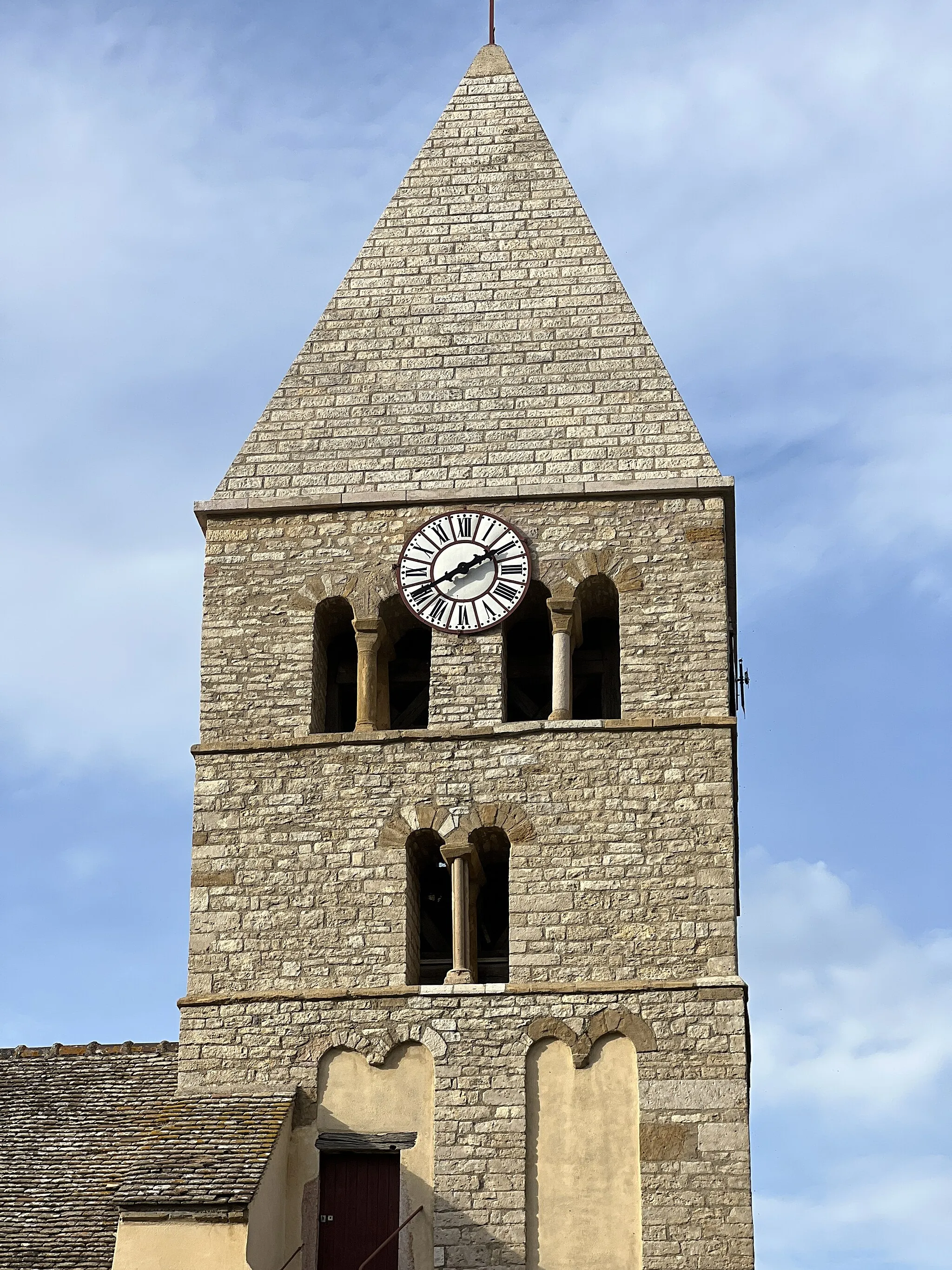 Photo showing: Église Saint-Jean Baptiste, Simandre.