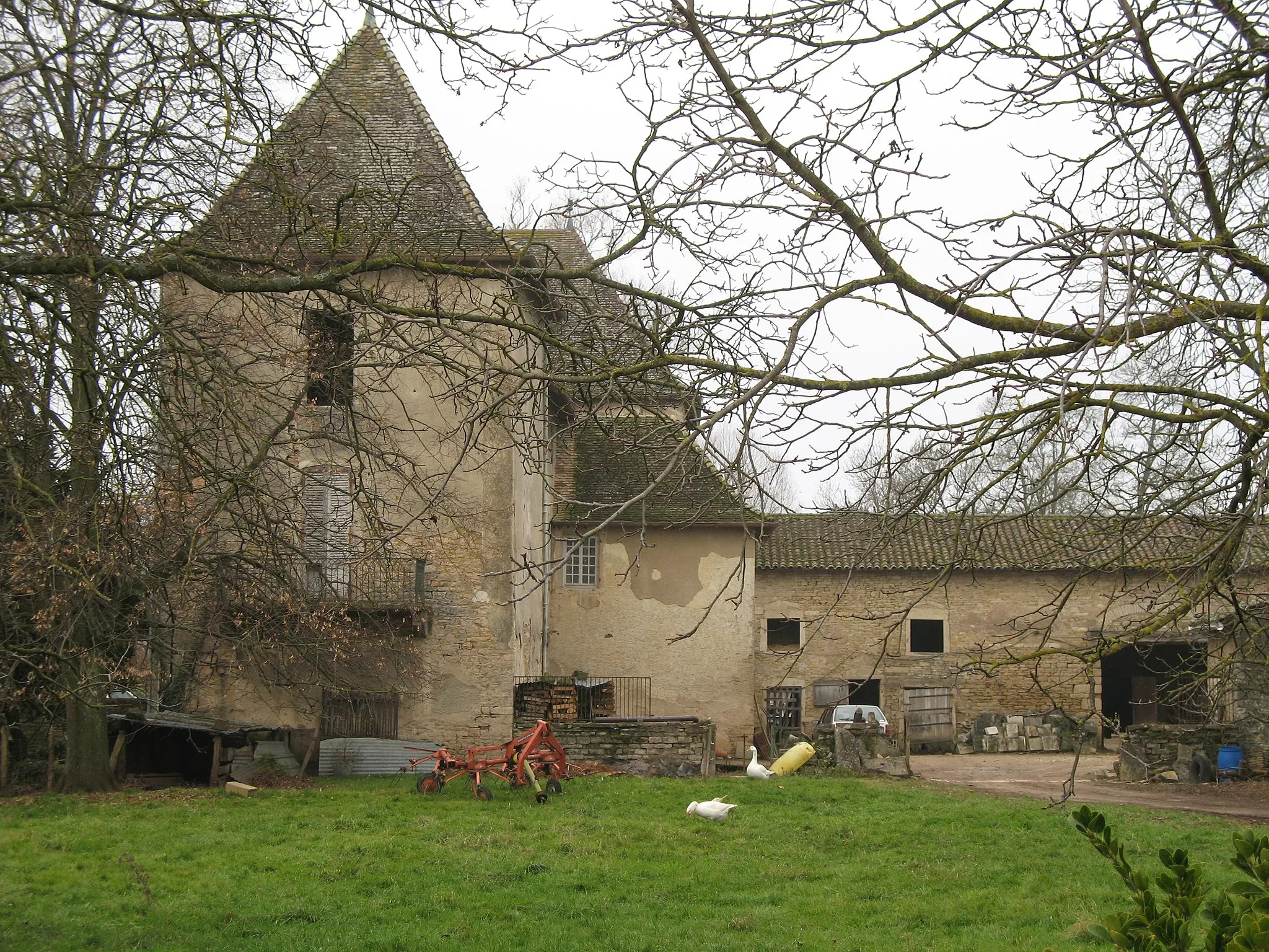 Photo showing: château de Grenod - Uchizy (Saône-et-Loire)