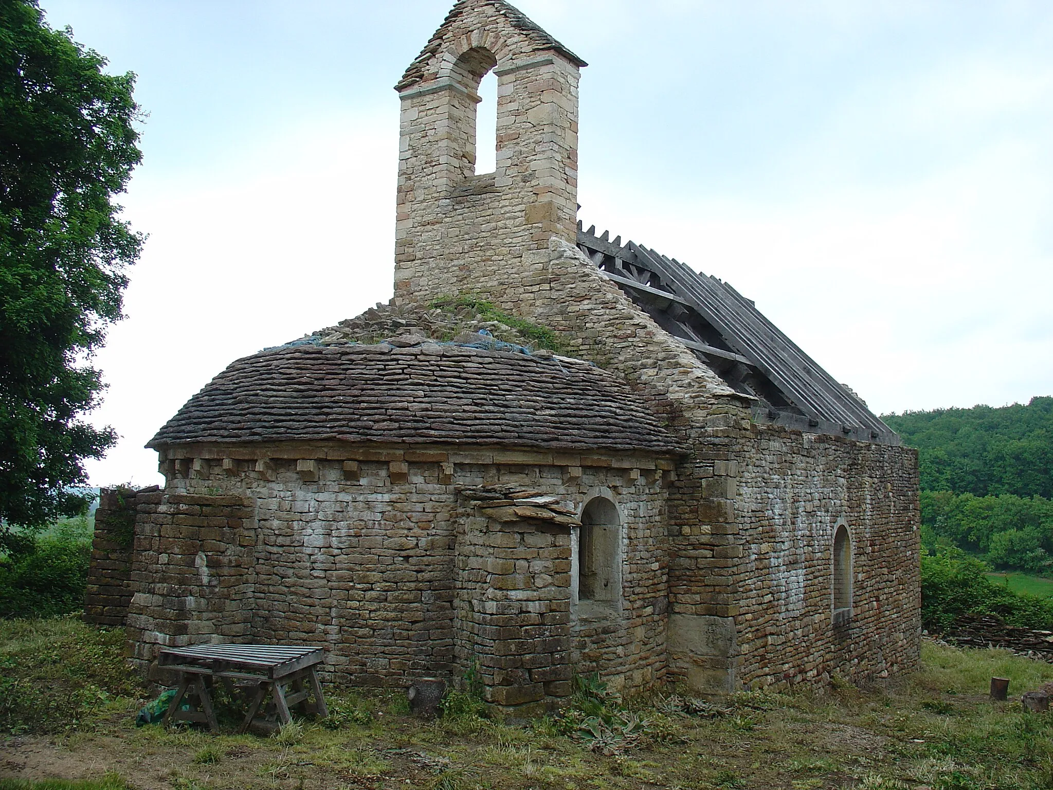 Photo showing: Saint-Criat'chapel. Verchizeuil, village of Verzé, Saône et Loire (France)