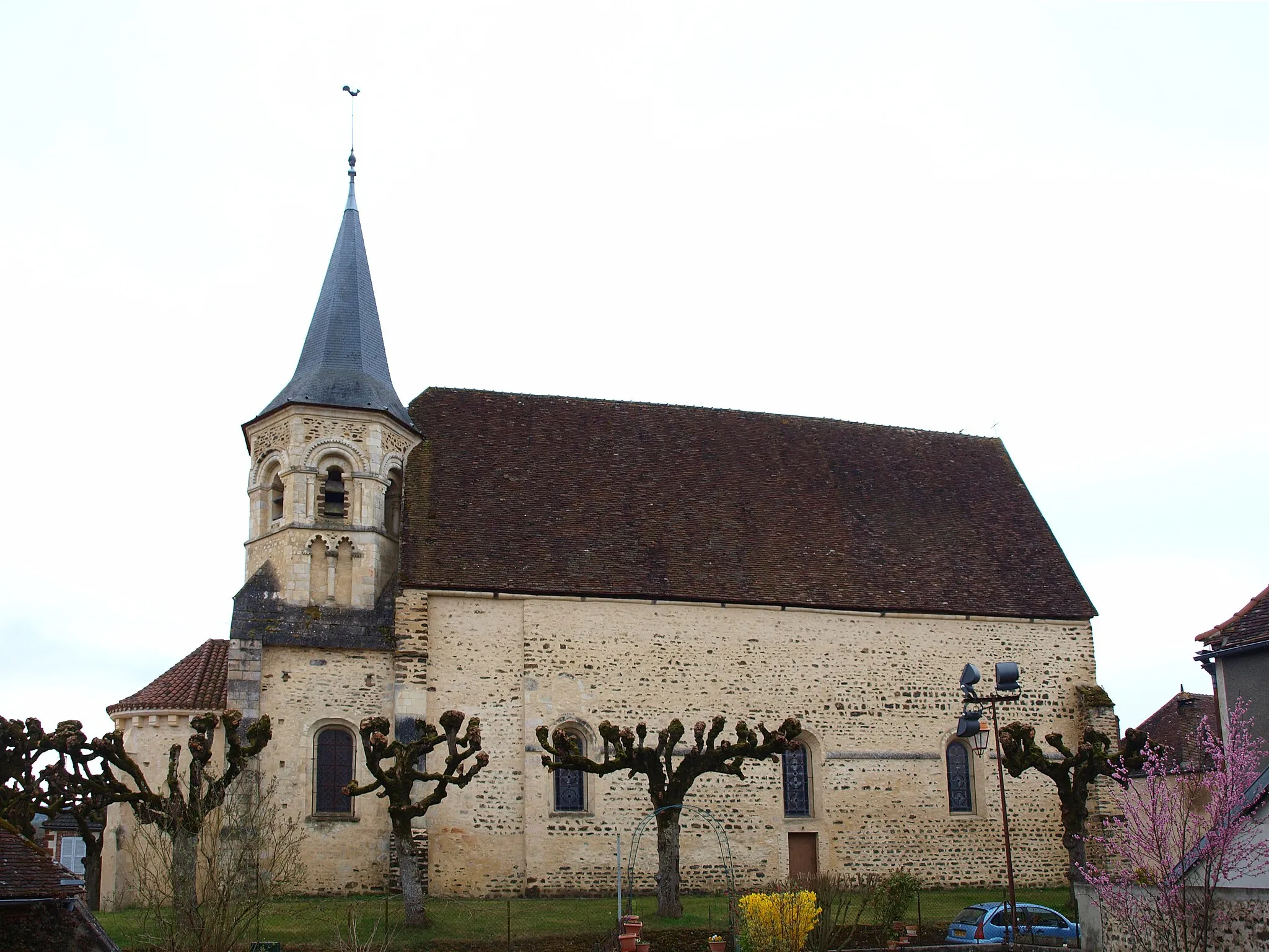 Photo showing: Parly (Yonne, France) , dans le village : église