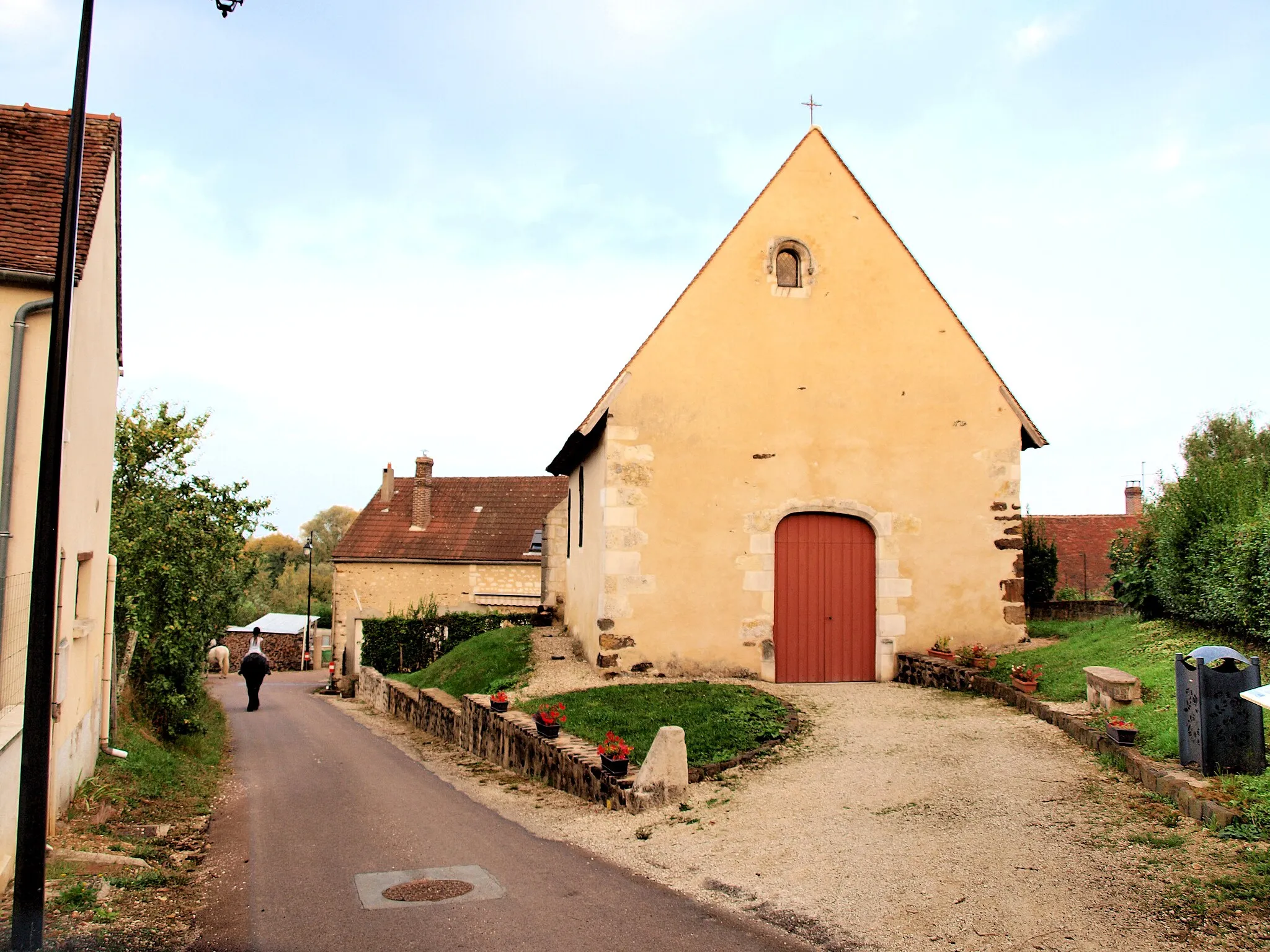 Photo showing: Pourrain (Yonne, France) ; chapelle Saint-Baudel.