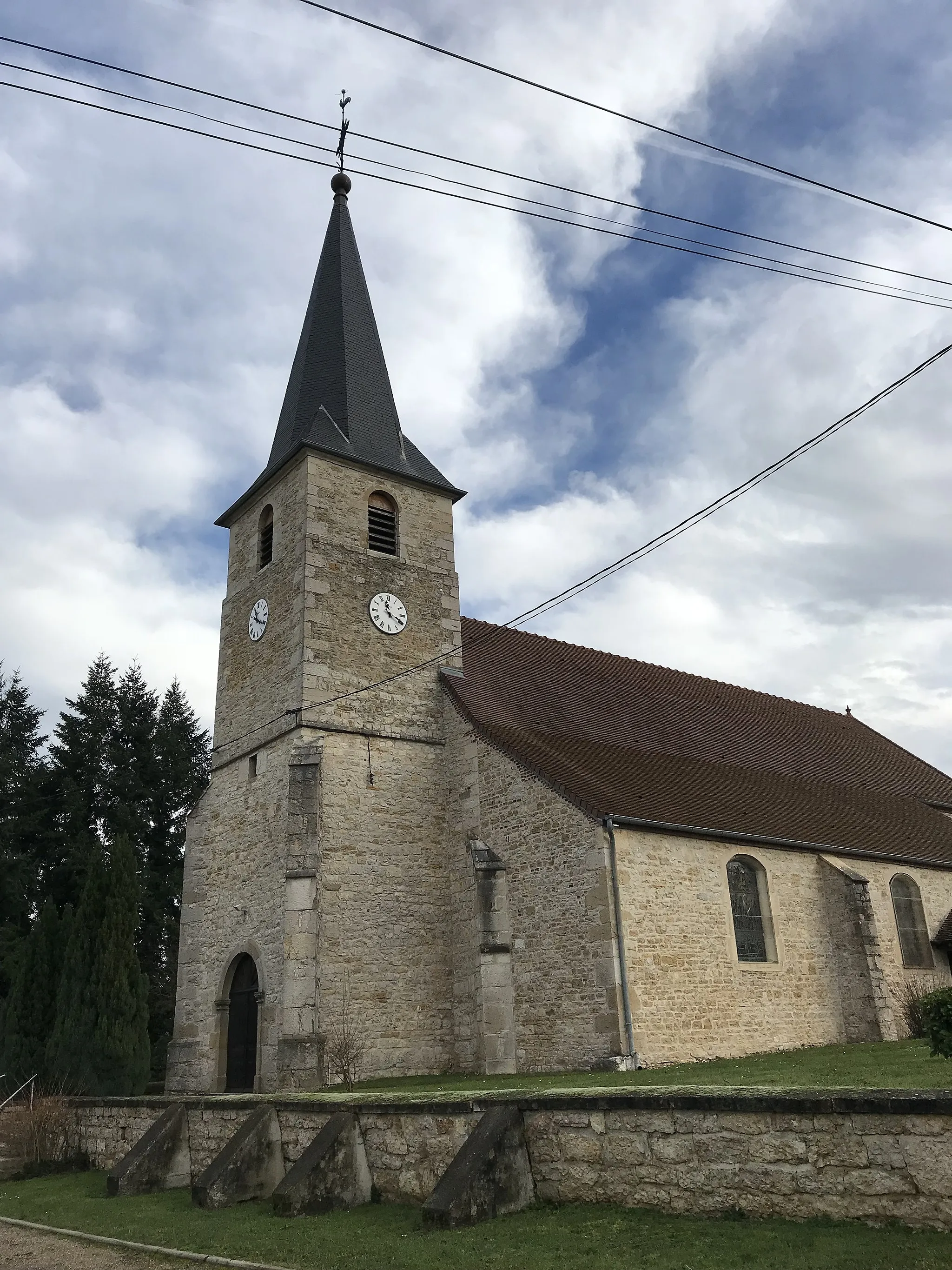 Photo showing: Image d'Asnans-Beauvoisin (Jura, France) en janvier 2018.