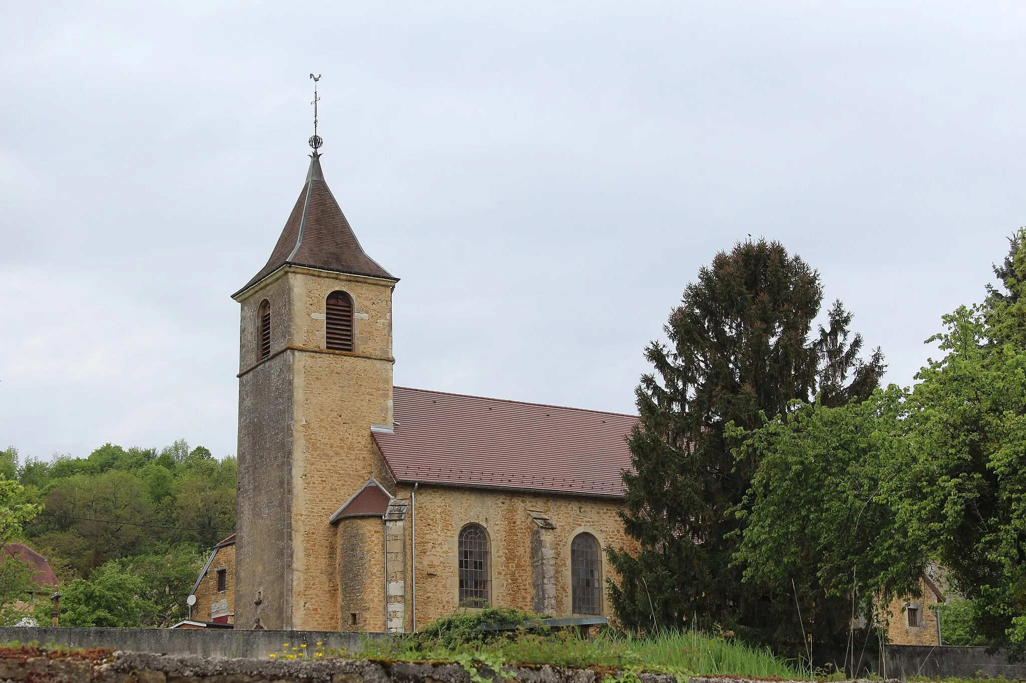 Photo showing: Église Saint-Laurent de Bréry.