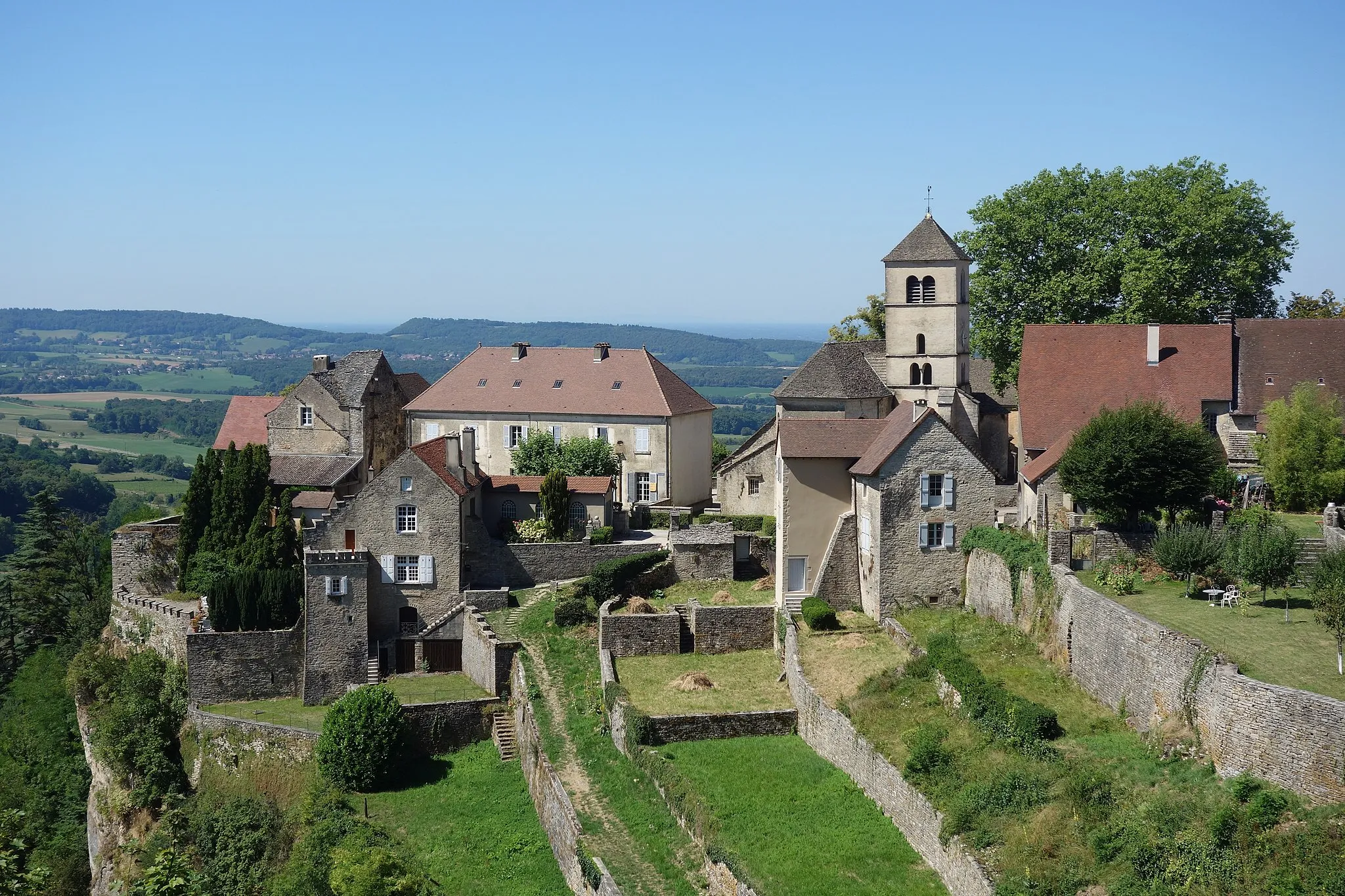 Photo showing: View from Château-Chalon