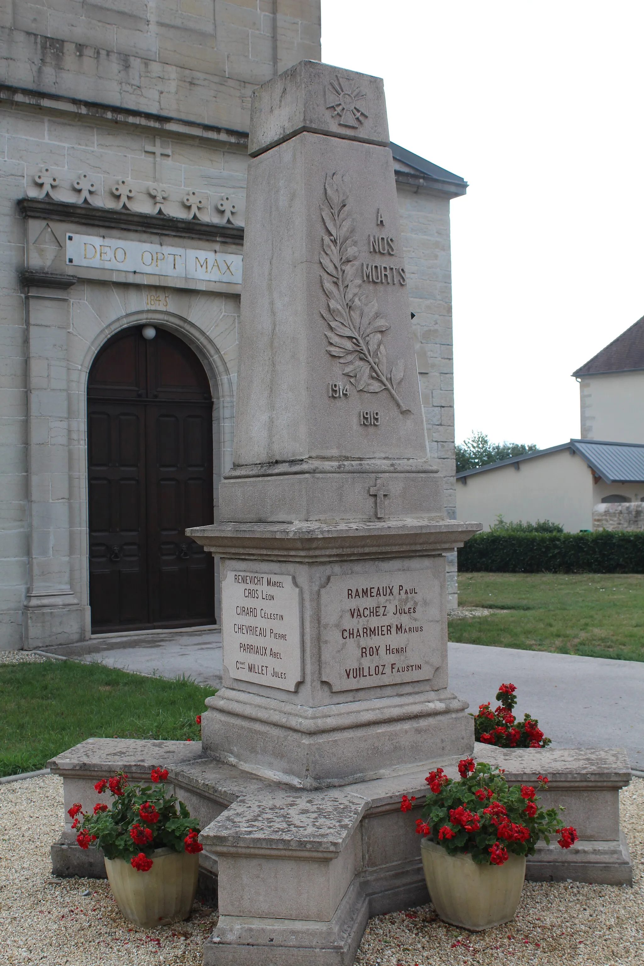 Photo showing: Monument aux morts de Vincent, Vincent-Froideville.