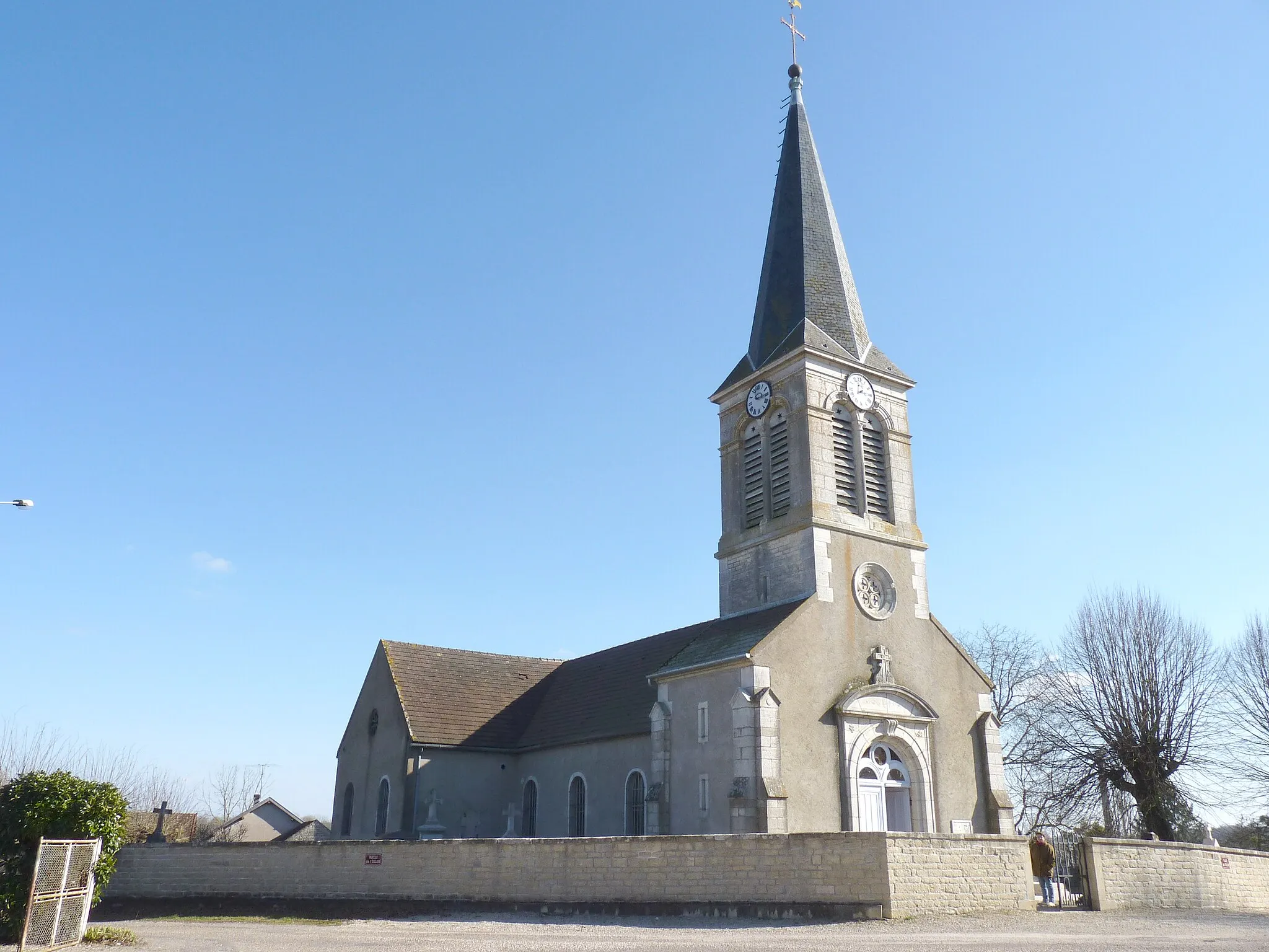 Photo showing: Église, Magny-lès-Aubigny (Côte d'Or, Bourgogne, France)