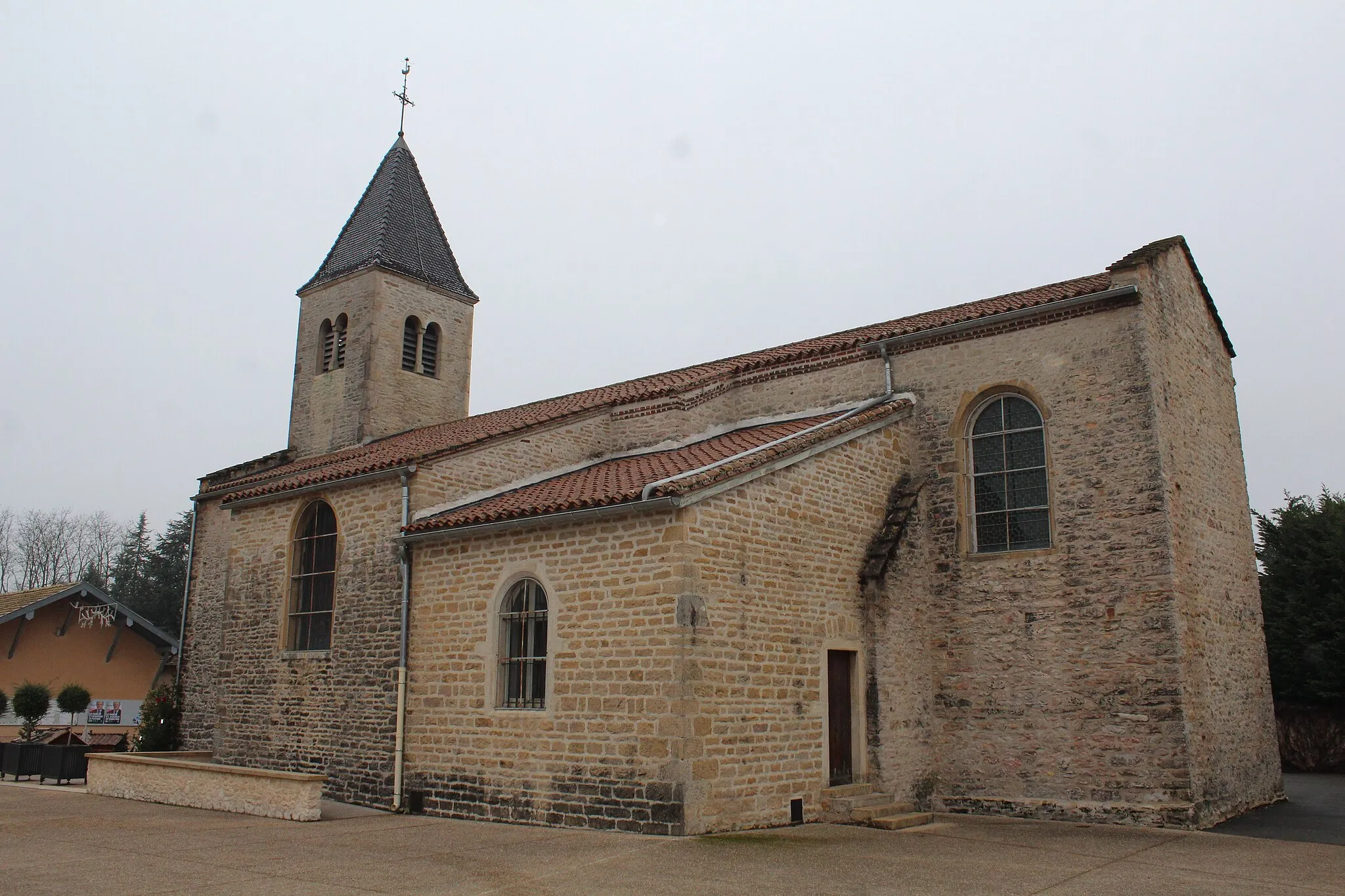Photo showing: Église Saint-Jean-Baptiste de Garnerans.