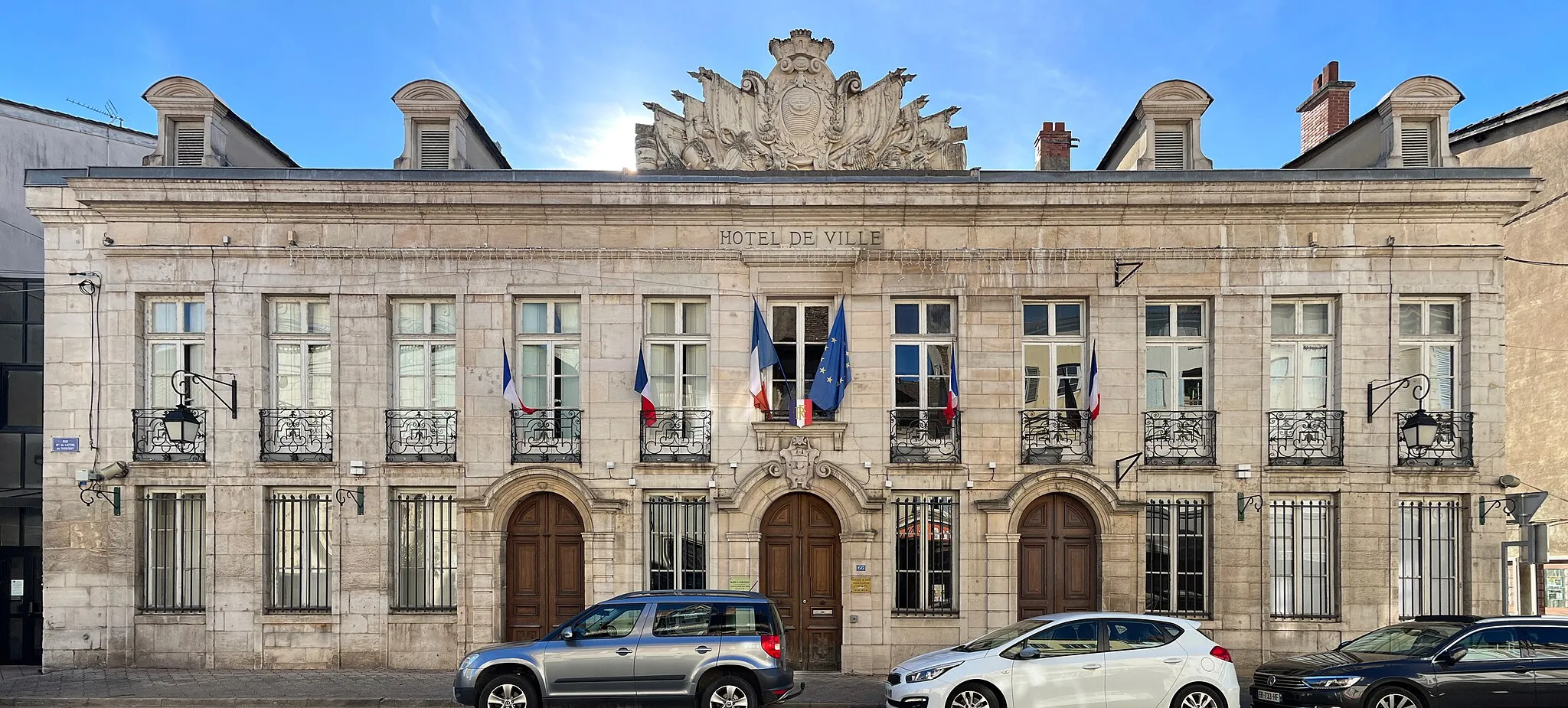 Photo showing: Hôtel de ville de Pont-de-Vaux.