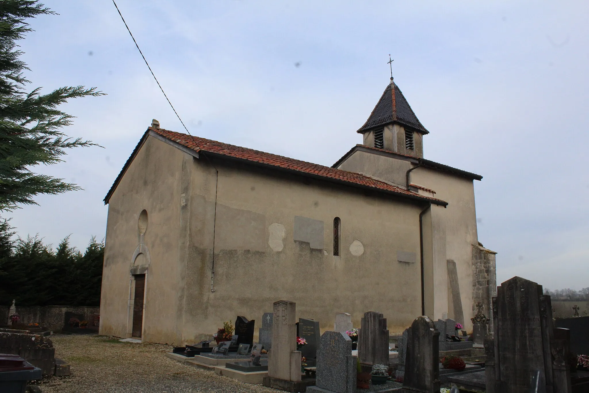 Photo showing: Église Saint-Georges de Saint-Georges-sur-Renon.