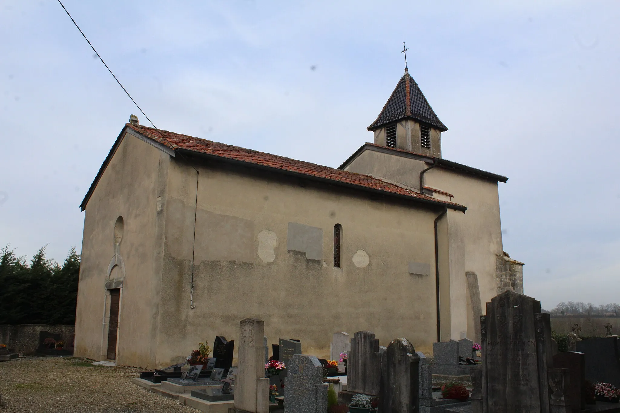 Photo showing: Église Saint-Georges de Saint-Georges-sur-Renon.