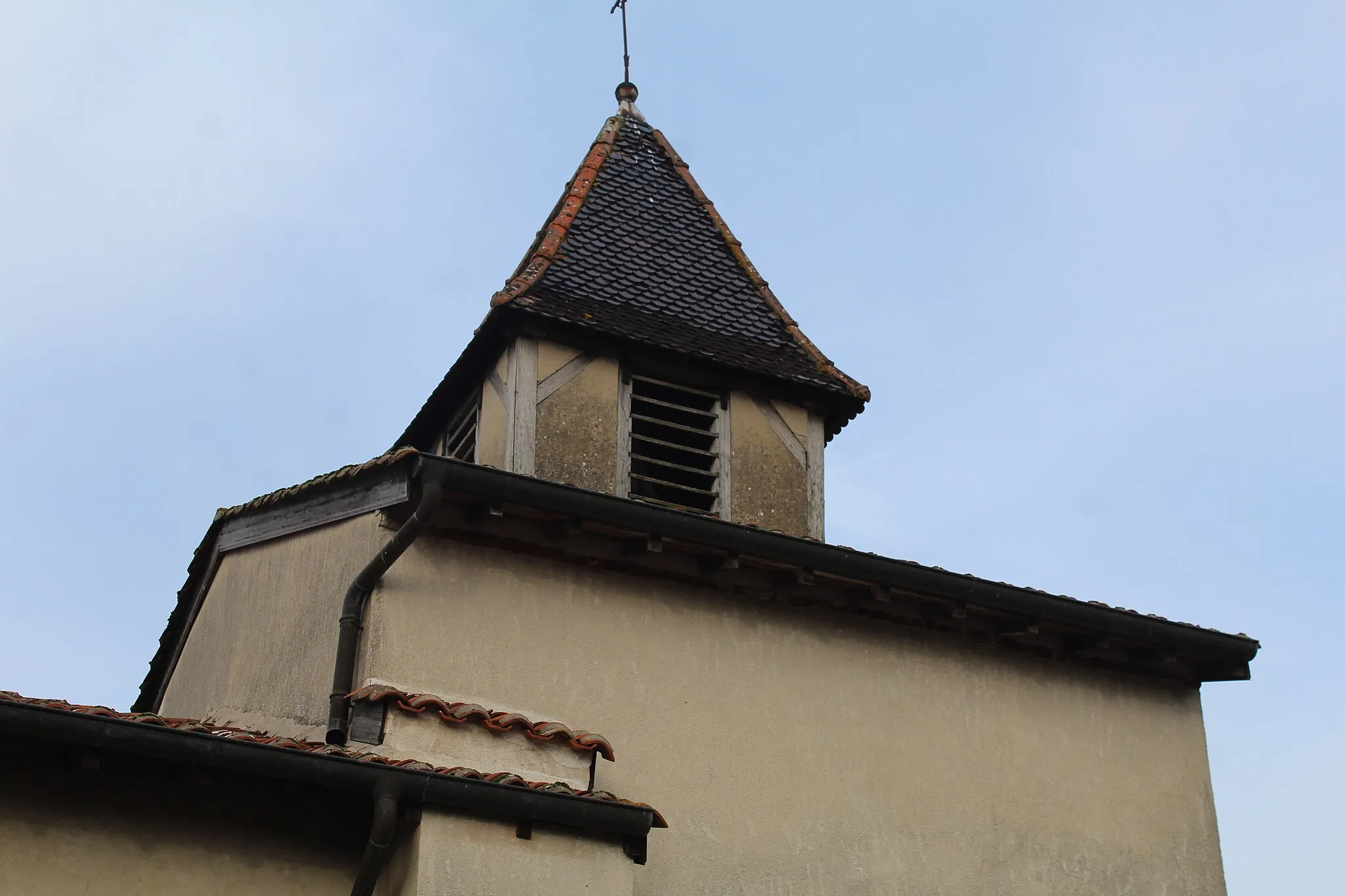 Photo showing: Église Saint-Georges de Saint-Georges-sur-Renon.