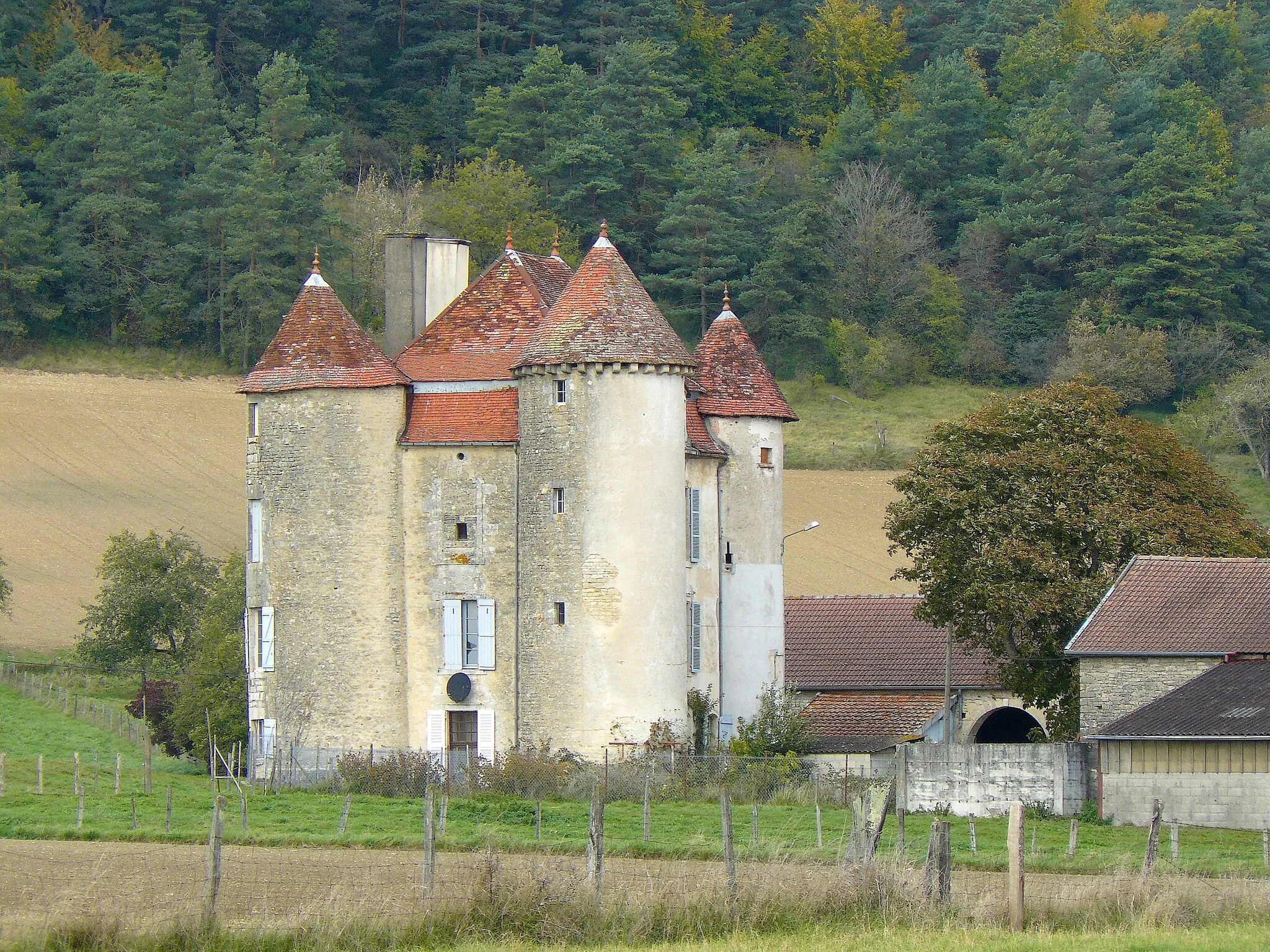 Photo showing: Château de Mosson (Côte-d'Or, France) propriété privée