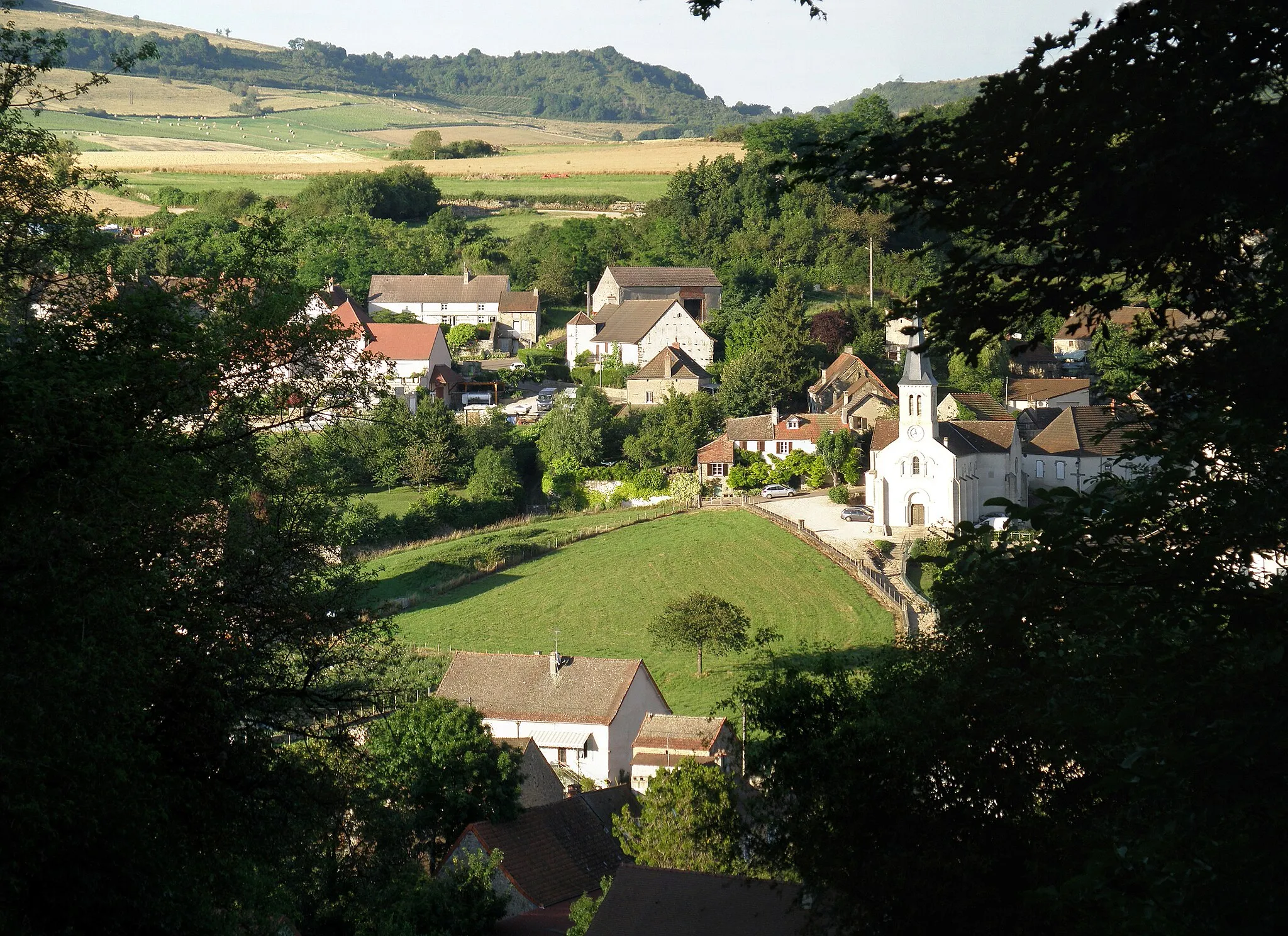 Photo showing: Change (Saône-et-Loire, France). Vue générale.