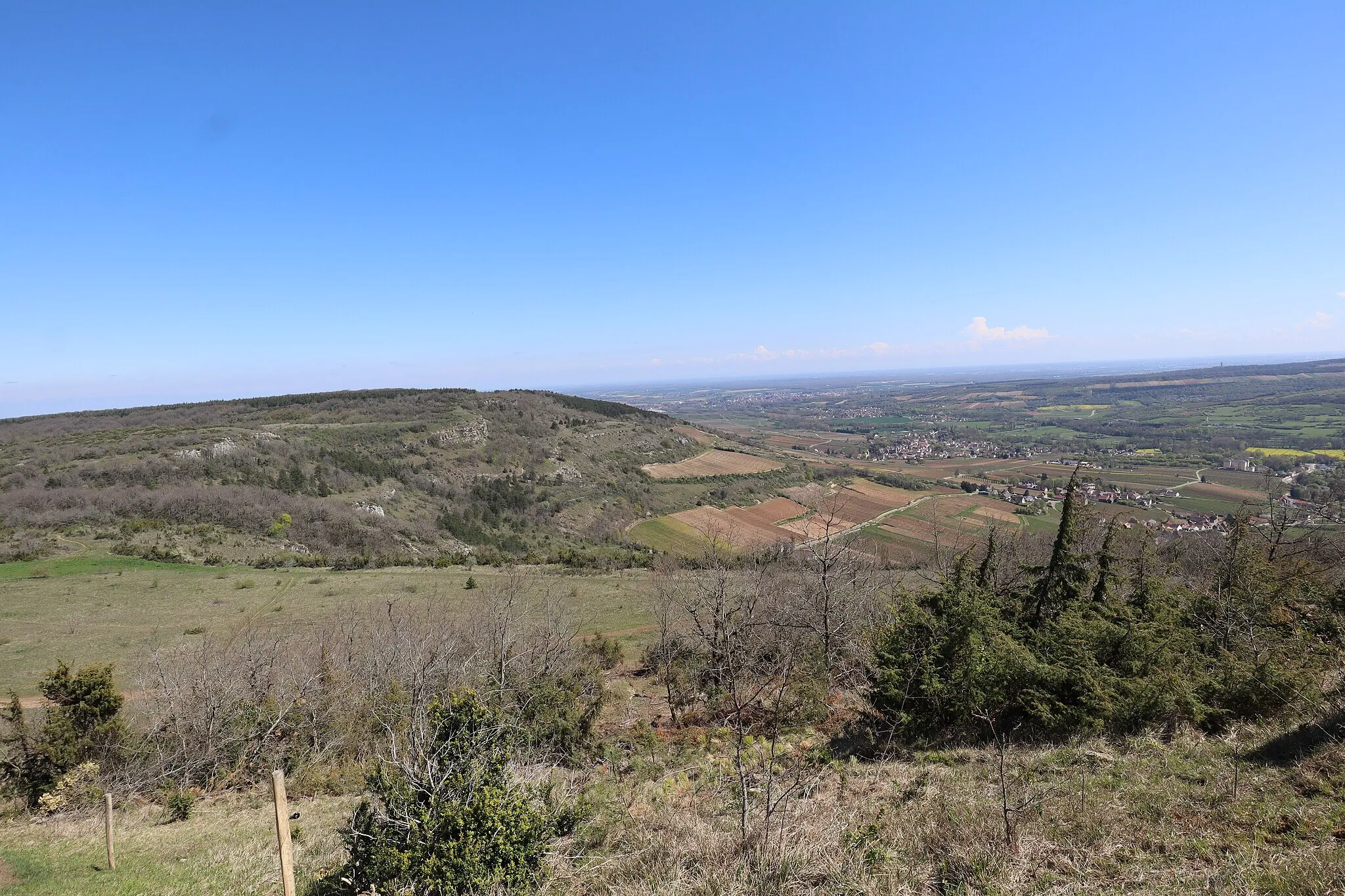 Photo showing: Panorama depuis le Mont de Sène à Santenay (21).