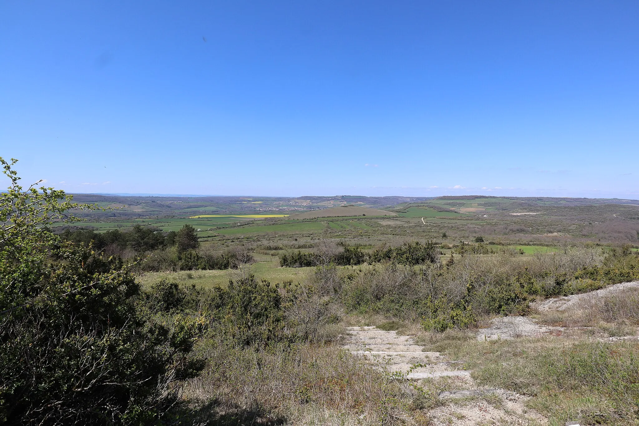 Photo showing: Panorama depuis le Mont de Sène à Santenay (21).