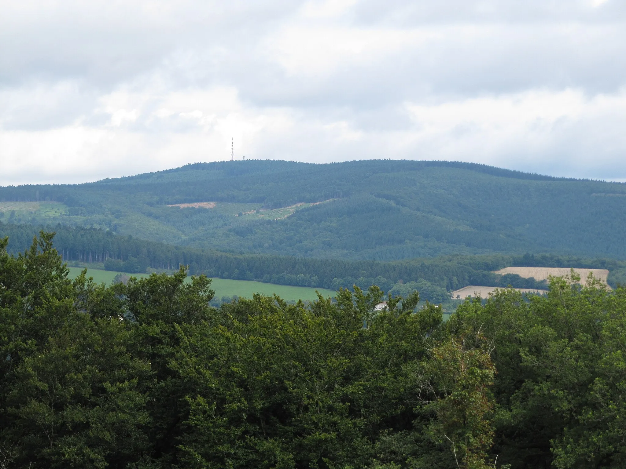 Photo showing: Haut Folin - View from Mont Beuvray