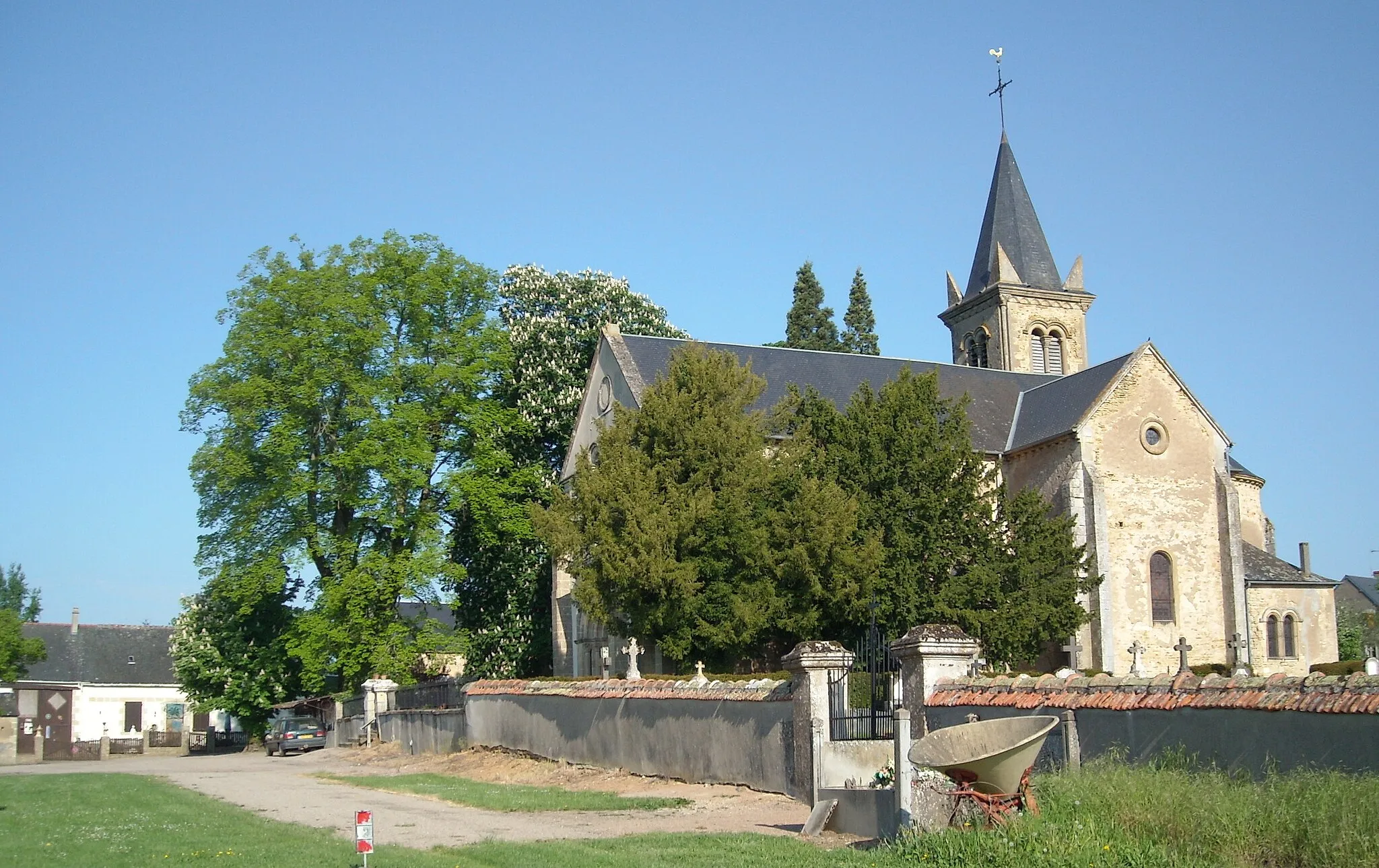 Photo showing: Église de Sainte Marie XIXème siècle (Nièvre)
