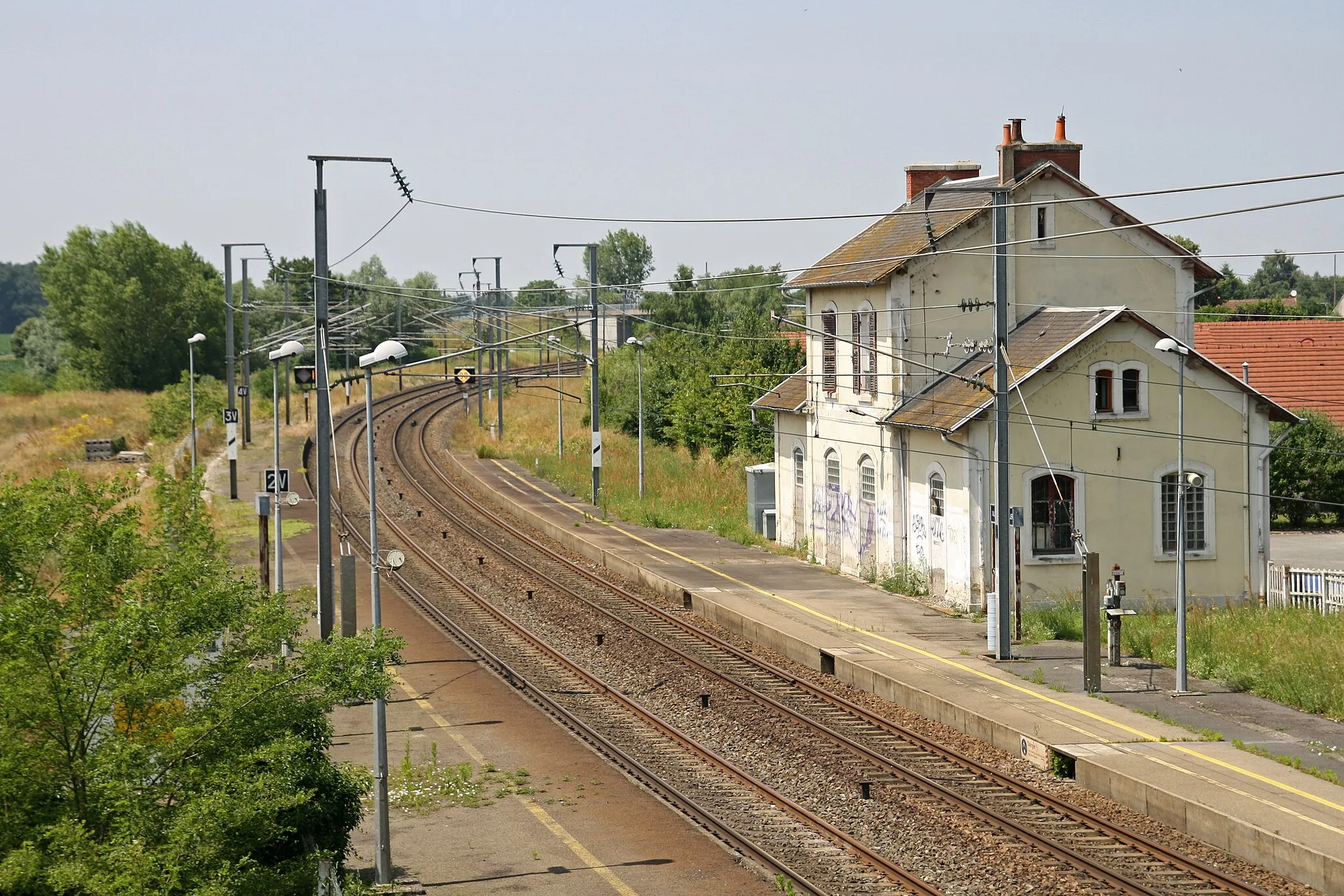 Photo showing: Villeneuve-sur-Allier station