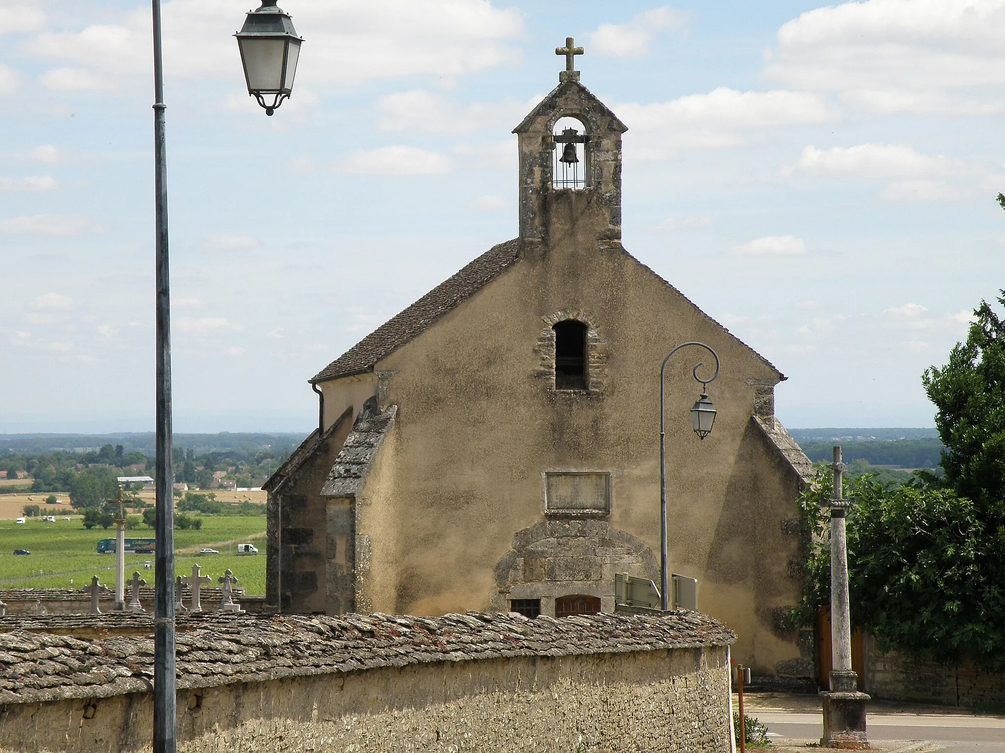 Photo showing: Volnay (Côte-d'Or, Bourgogne, France). Chapelle Notre-Dame-de-Pitié.