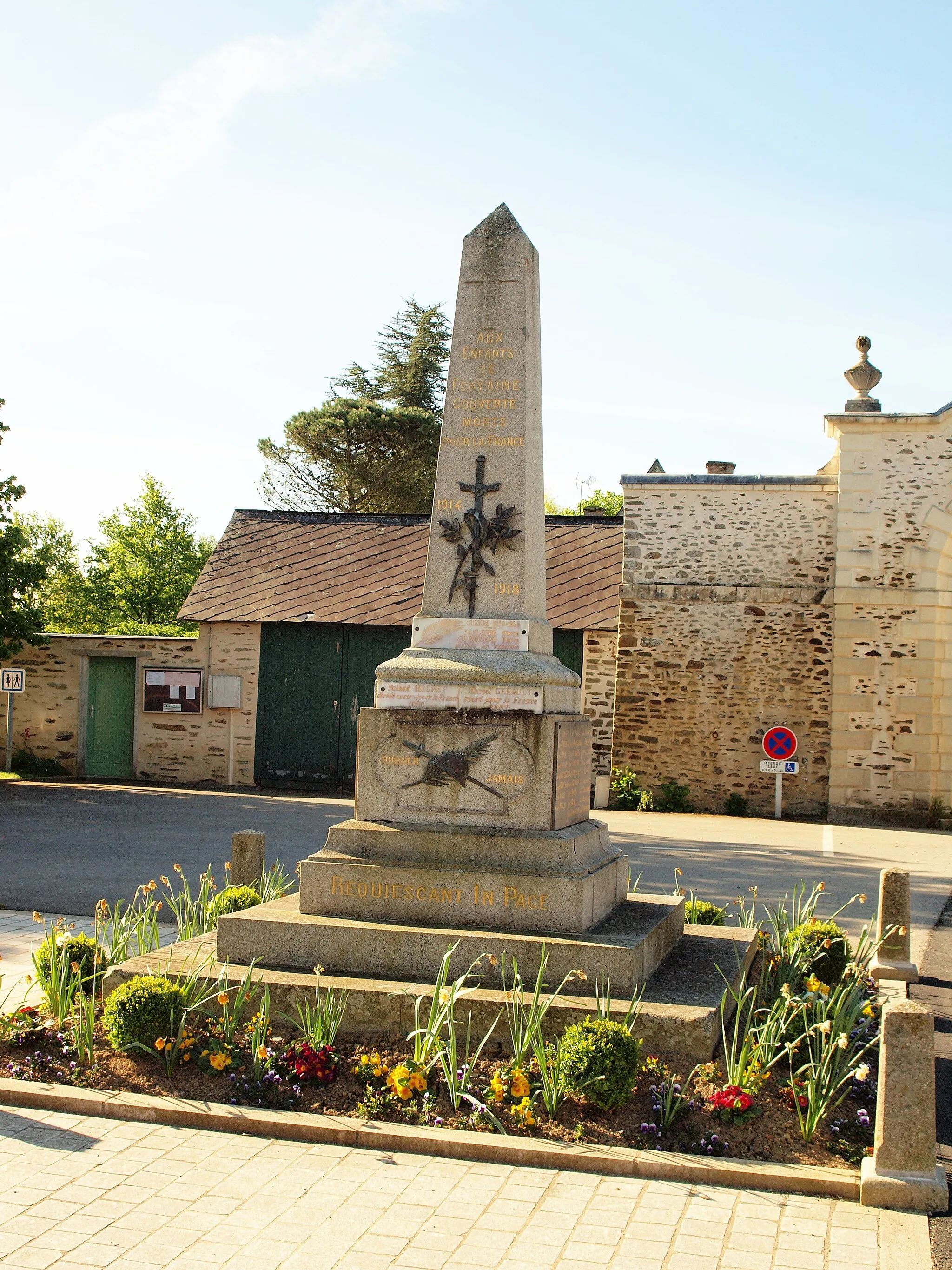 Photo showing: Fontaine-Couverte (Mayenne, France)