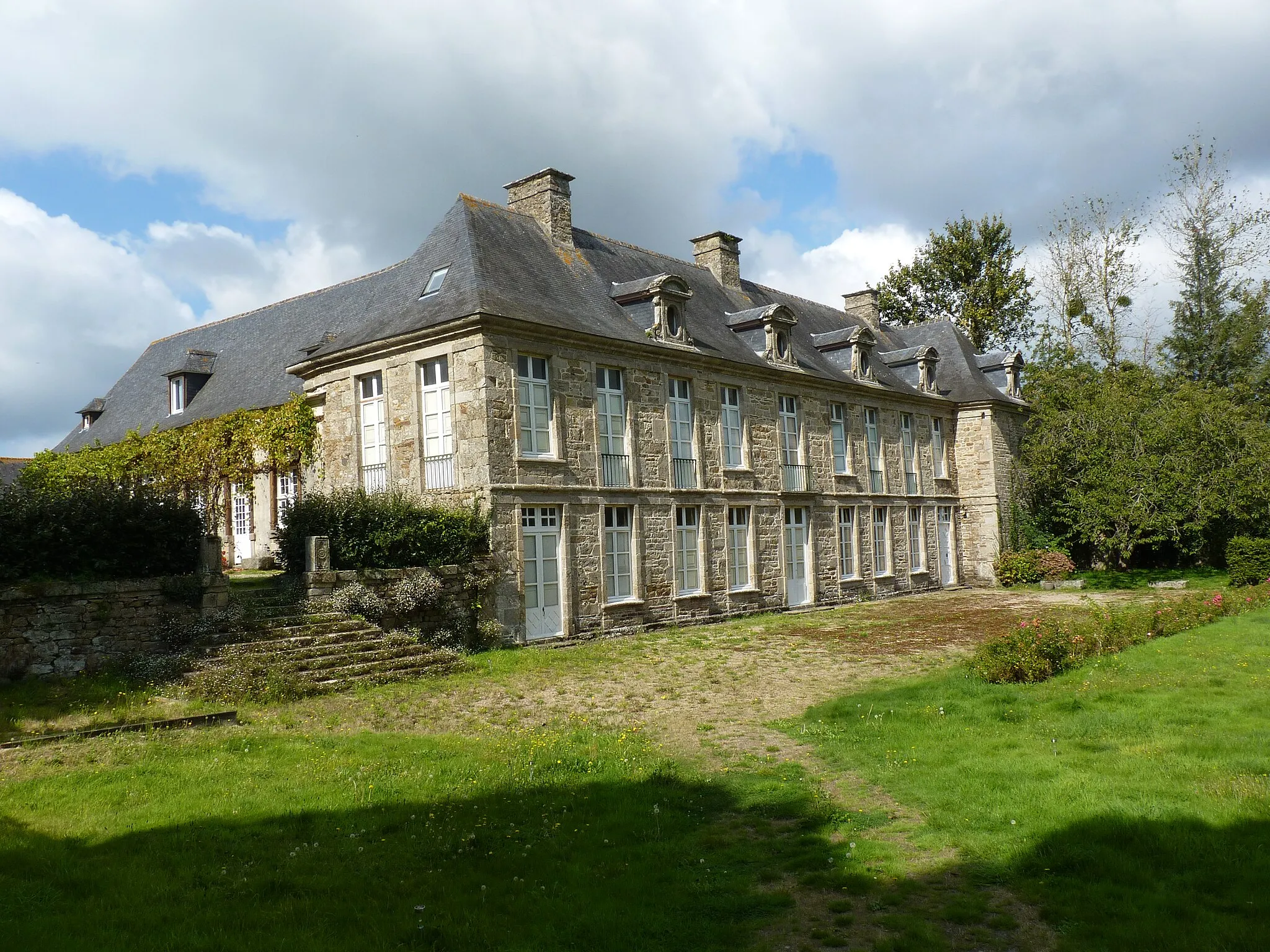 Photo showing: Château de Kéranno à Grâces, vue jardin, 17ème et 18ème siècle