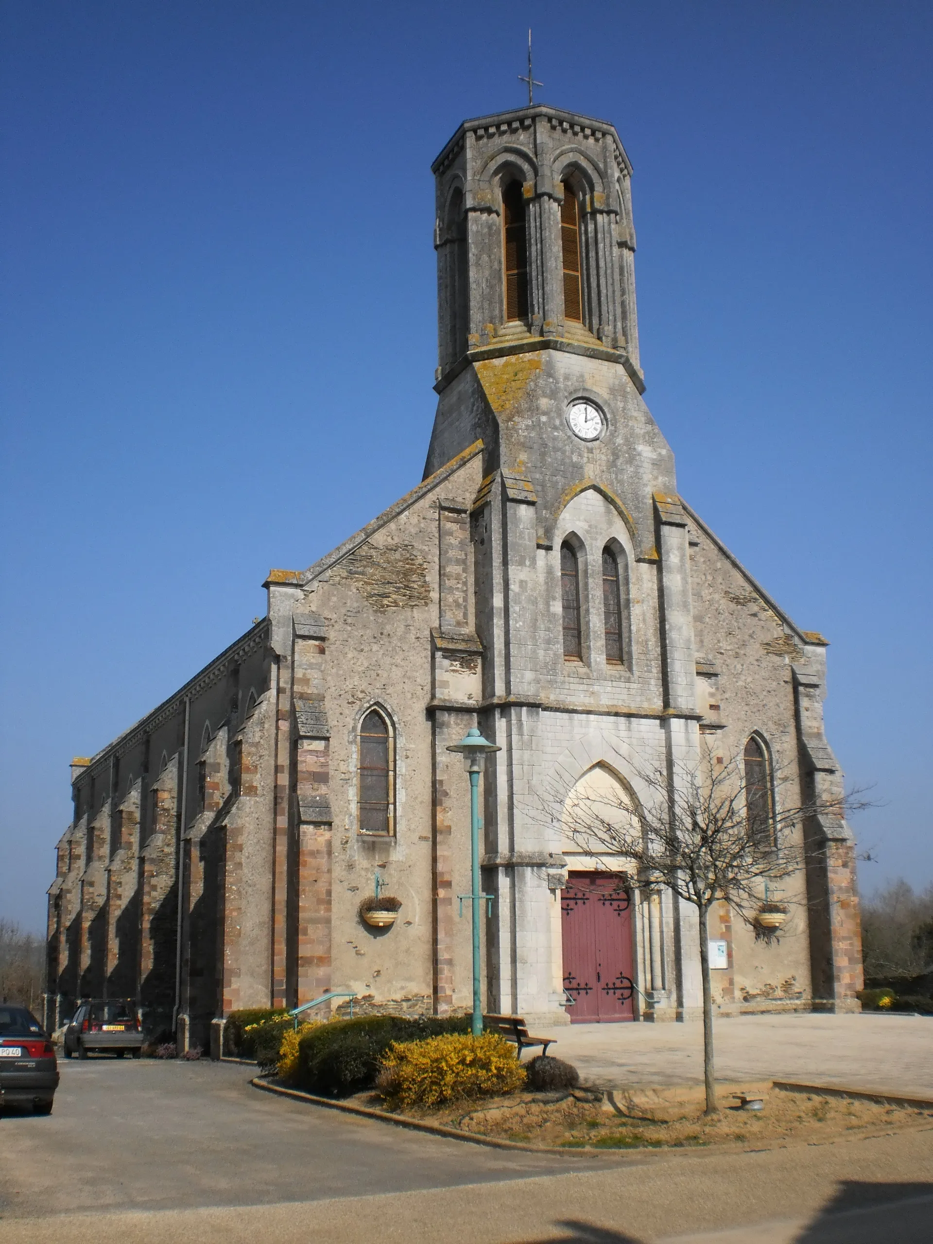 Photo showing: Massérac (Loire-Atlantique, France) - église