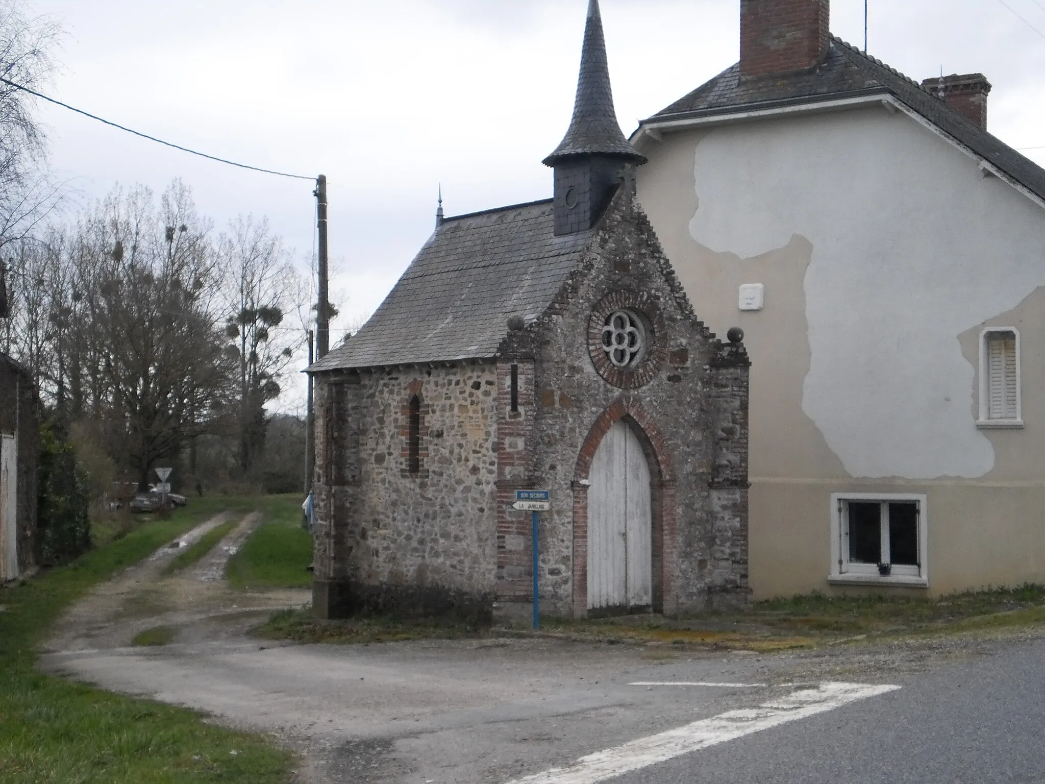 Photo showing: Villepot (Loire-Atlantique, France) : chapelle Notre-Dame-de-Bon-Secours