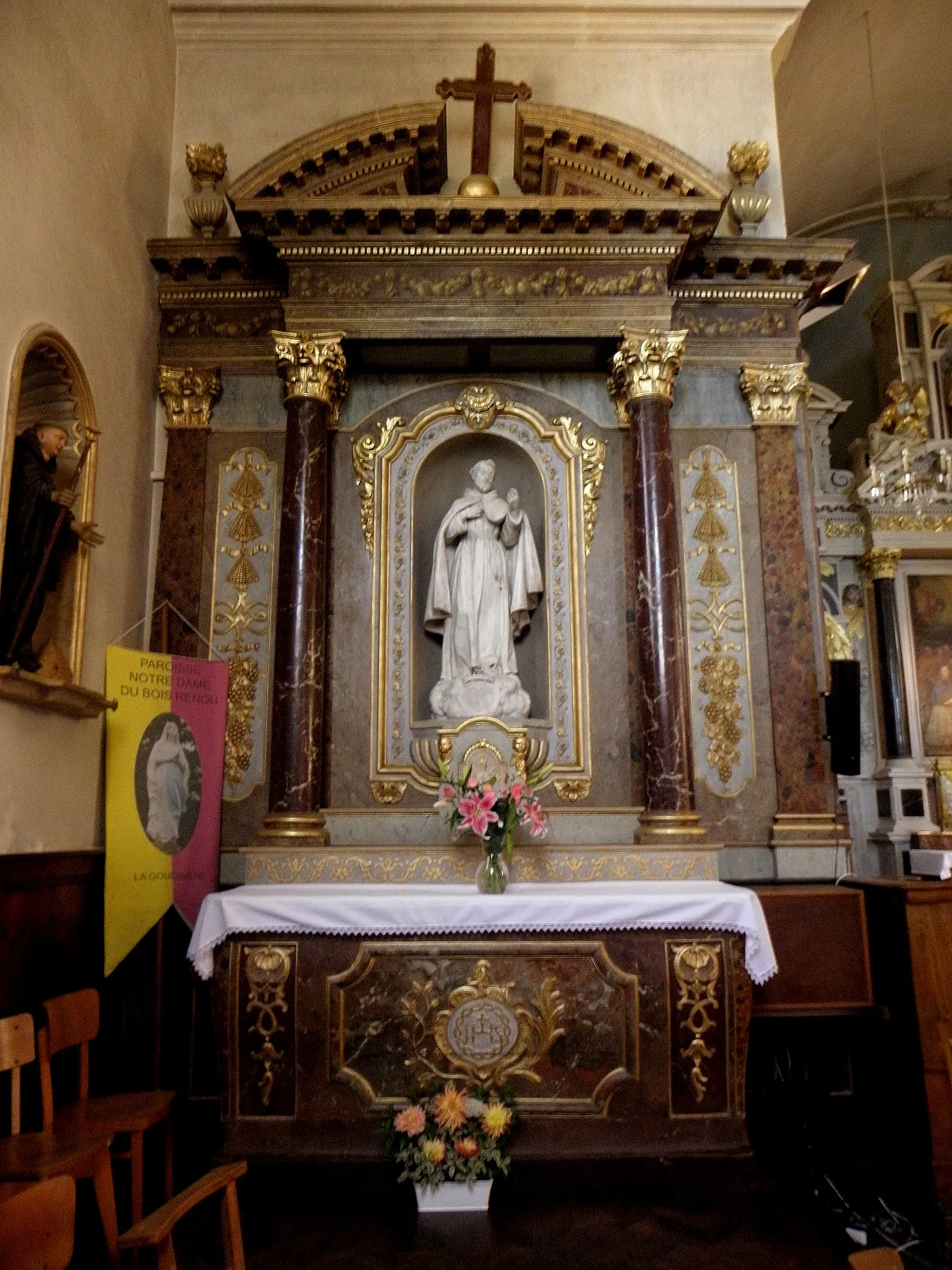 Photo showing: Intérieur de l'église Notre-Dame-de-l'Assomption de La Gouesnière (35). La chaire.