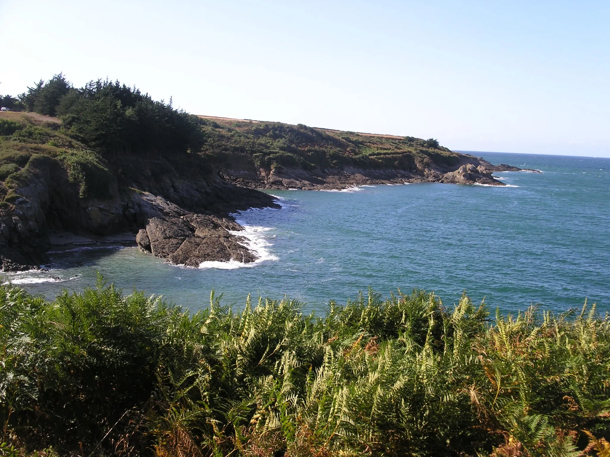 Photo showing: Résumé : Entrée de l'île du Guesclin à Saint-Coulomb, vue depuis le chemin des douaniers (Bretagne, France)

Photographes : Arnaud Chauvière et Vincent Juhel