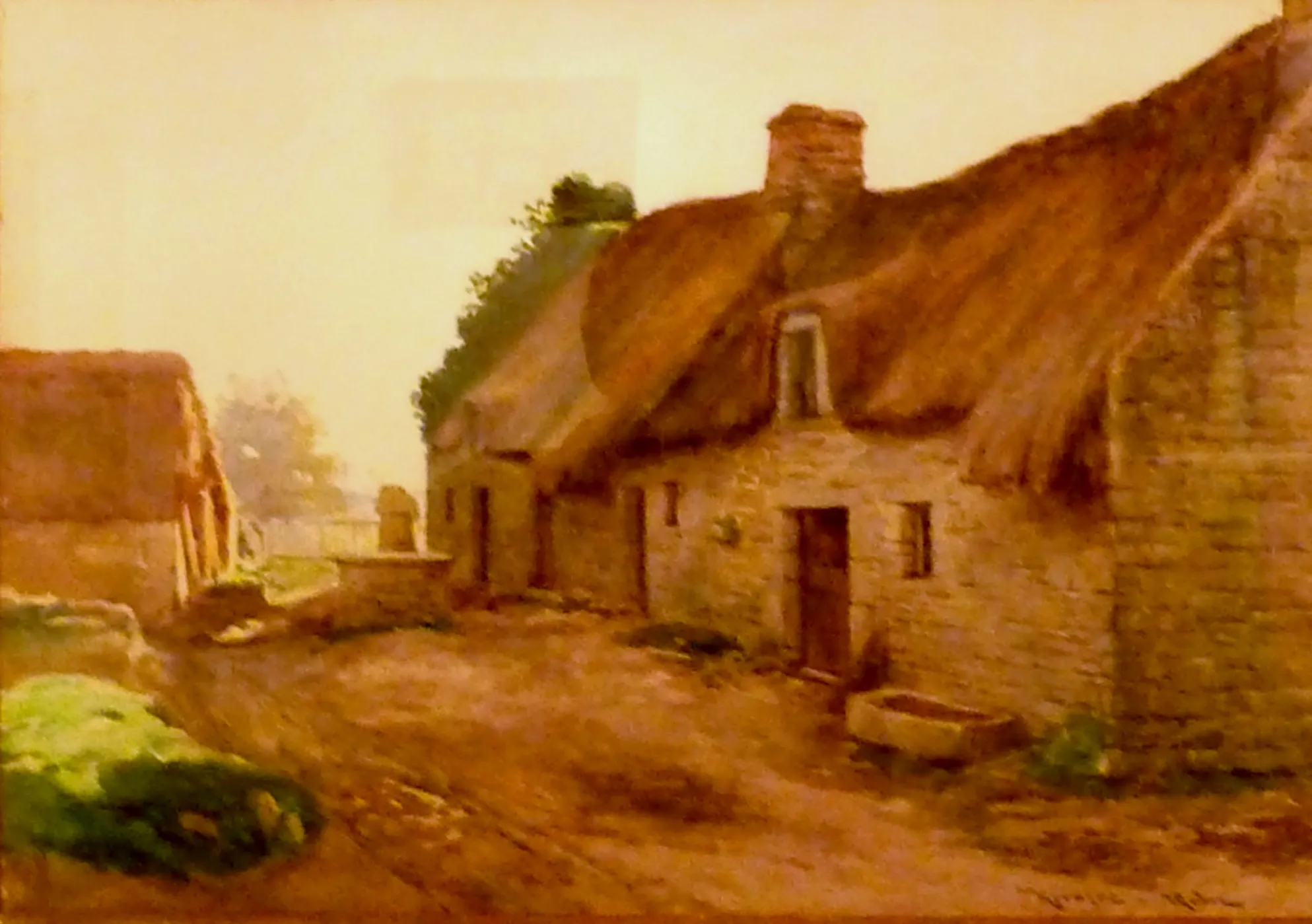 Photo showing: Victor Robic (1875-1941) : Kerozec [en Le Faouët (Morbihan)] (aquarelle, Musée du Faouët)